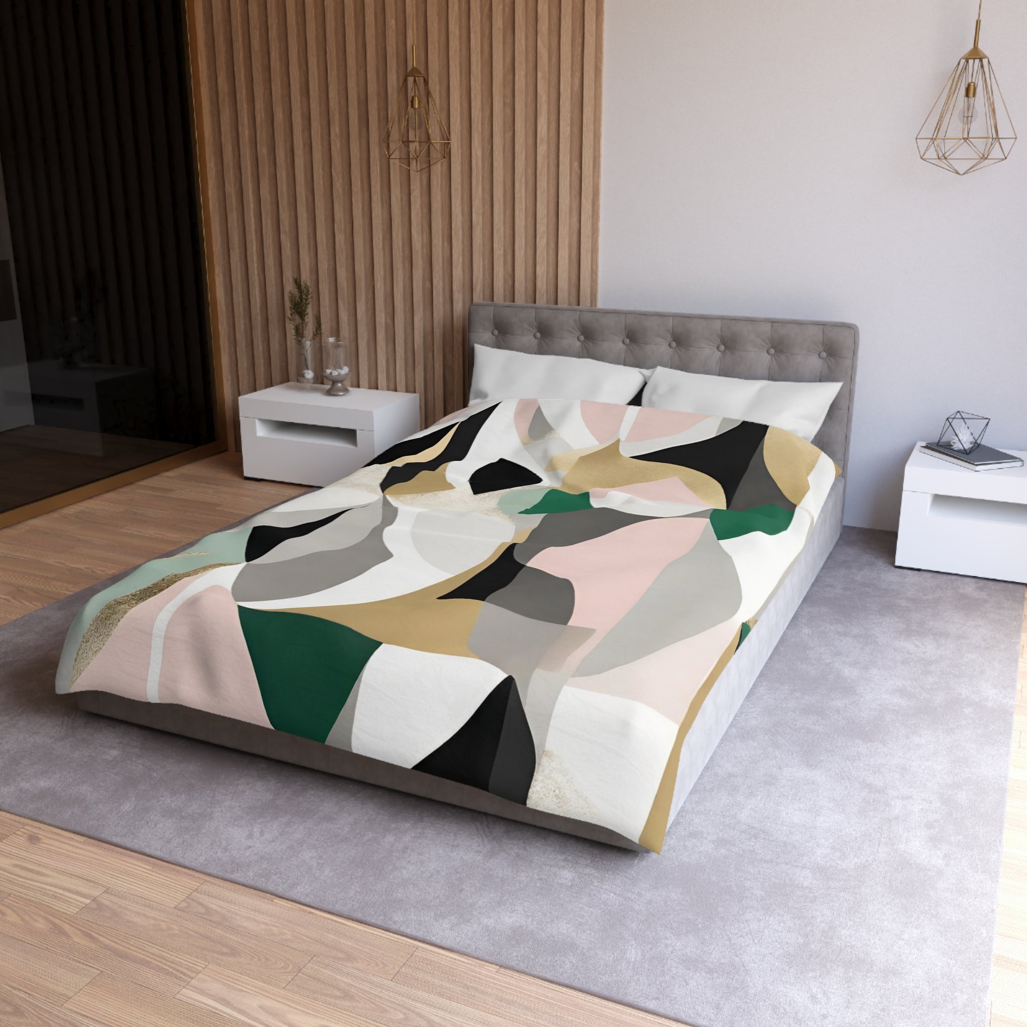 Abstract Duvet, Pillow Cover Set | Colorful Bedroom Set