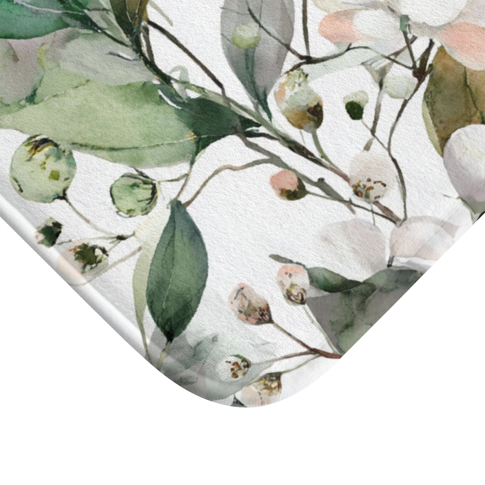 Floral Bath Mat | Botanical Forest Kitchen Mat
