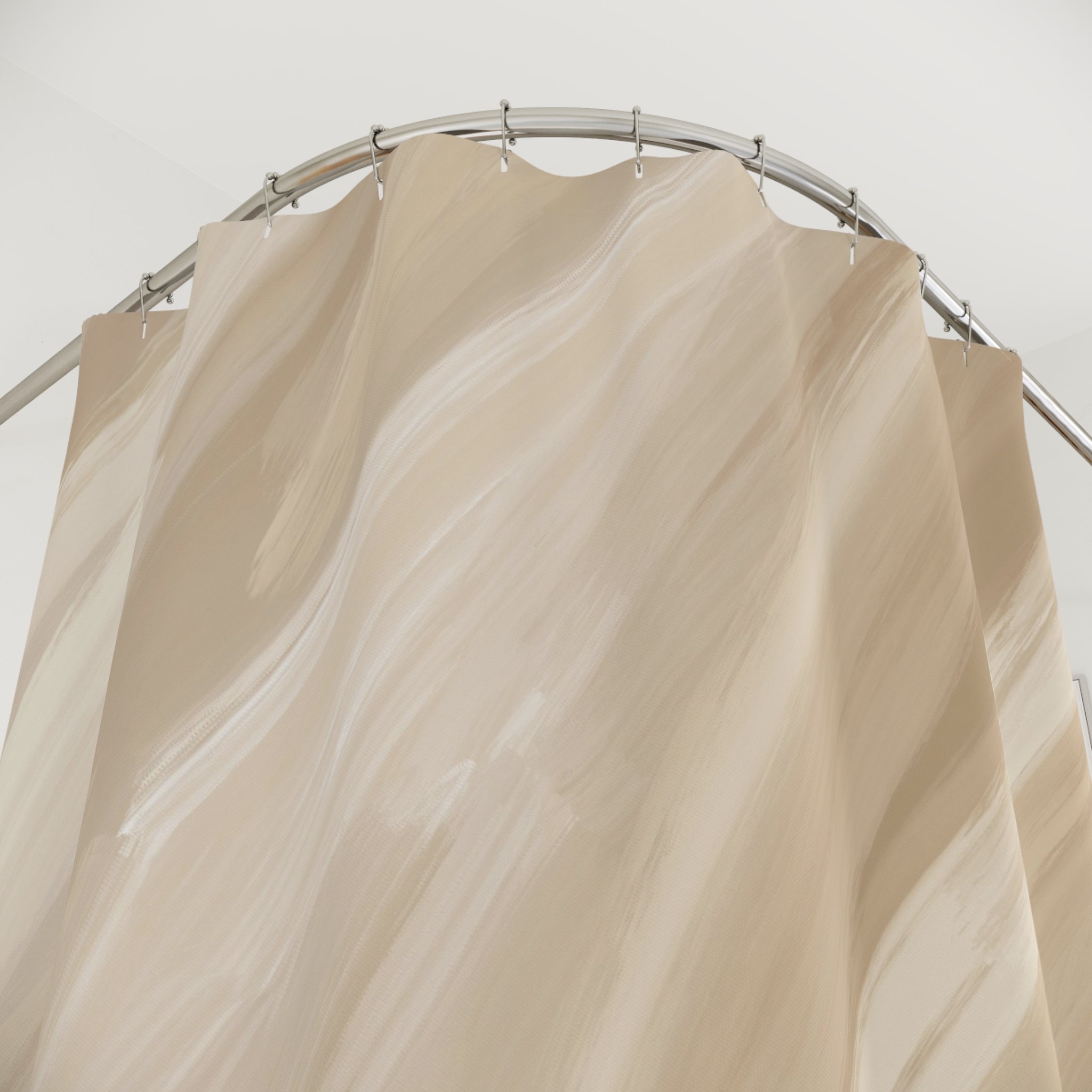Beige Shower Curtain | Camel Sand Beige