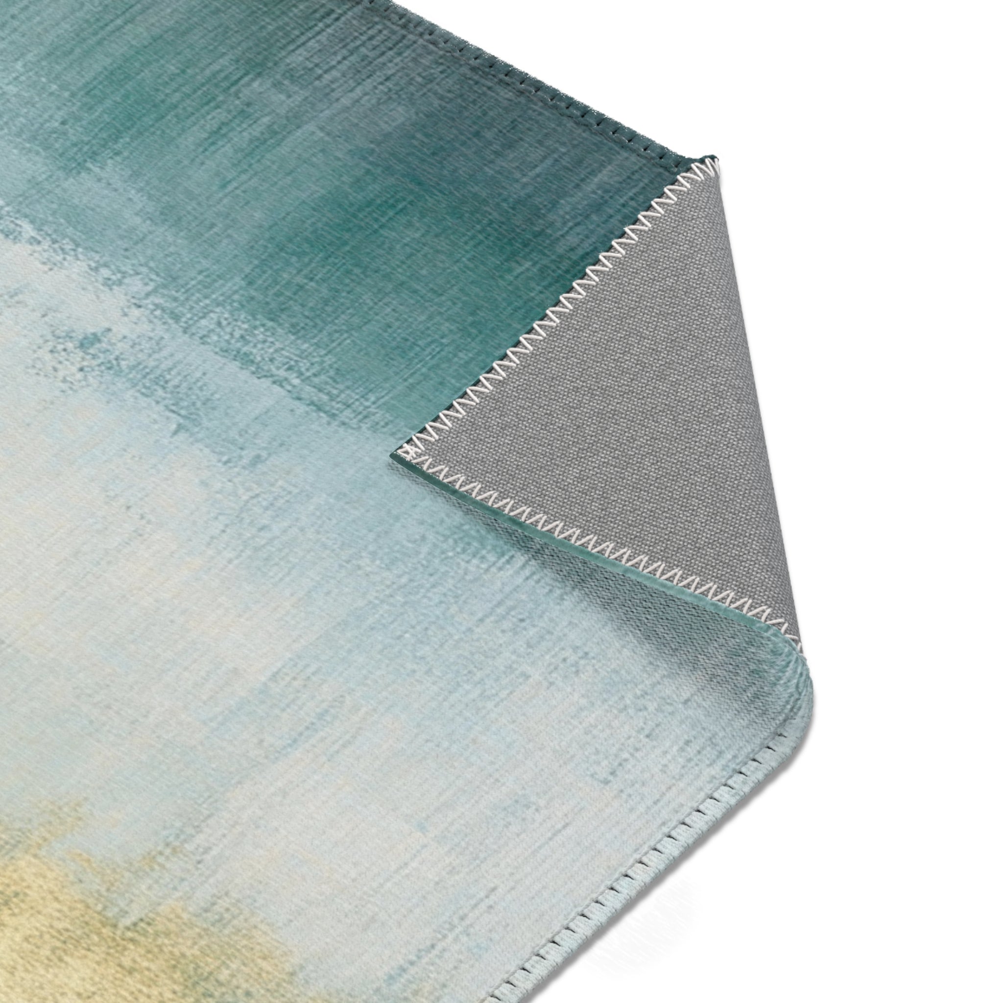Abstract Large Area Rug | Modern Ombre Watercolor Rug