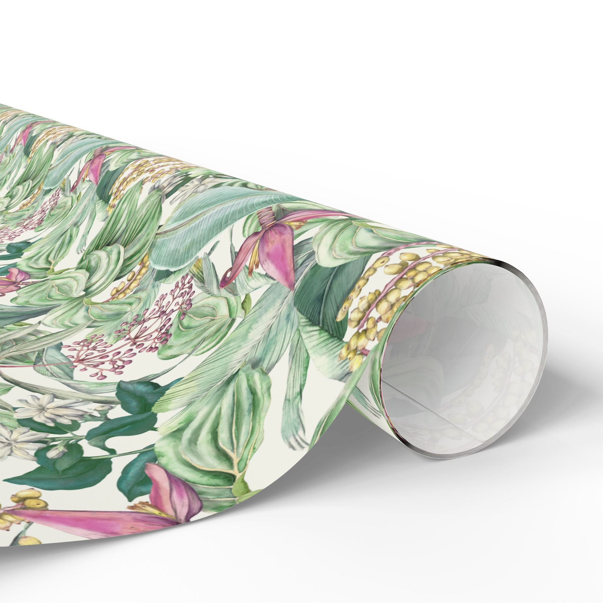 Floral Wrapping Papers, Jungle Botanical Gift Wrapping for the Holidays, Birthdays