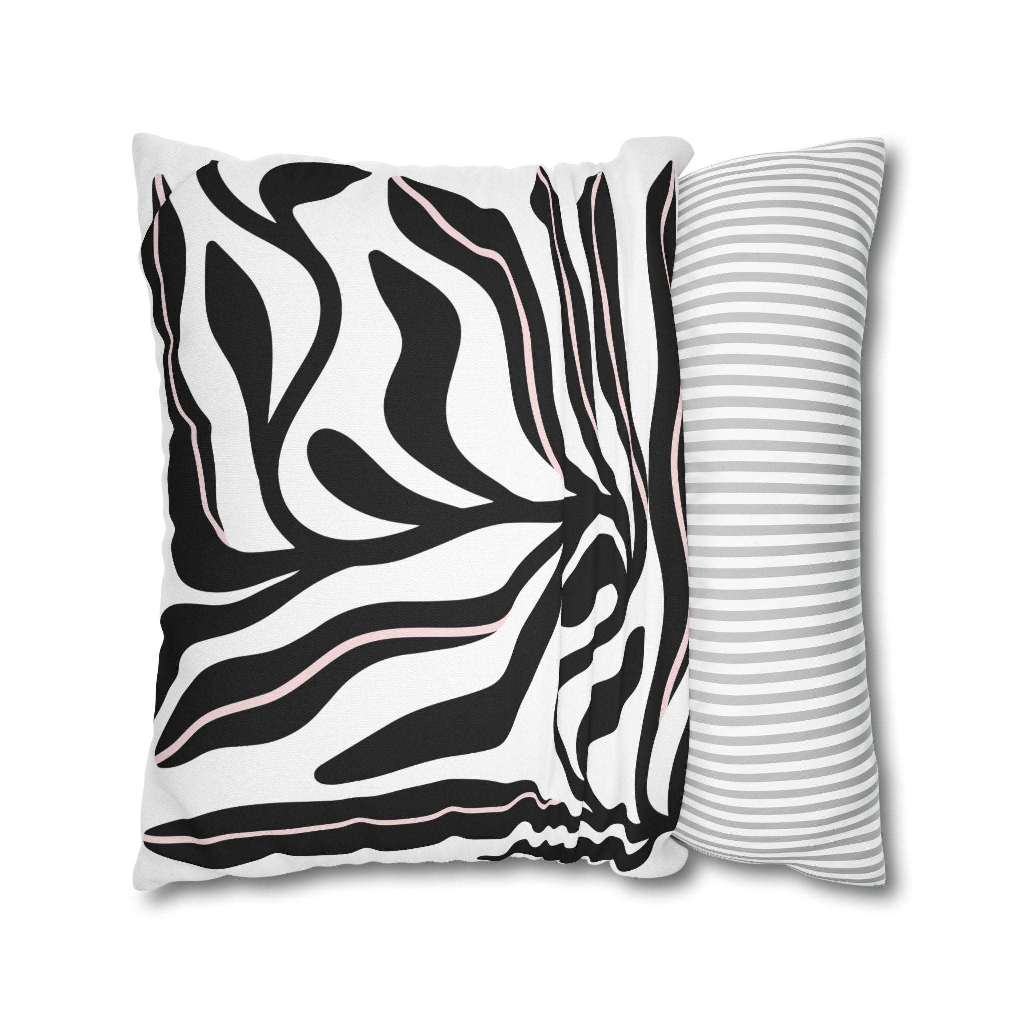 Abstract Pillow Cover | Black White Matisse Minimalist Art