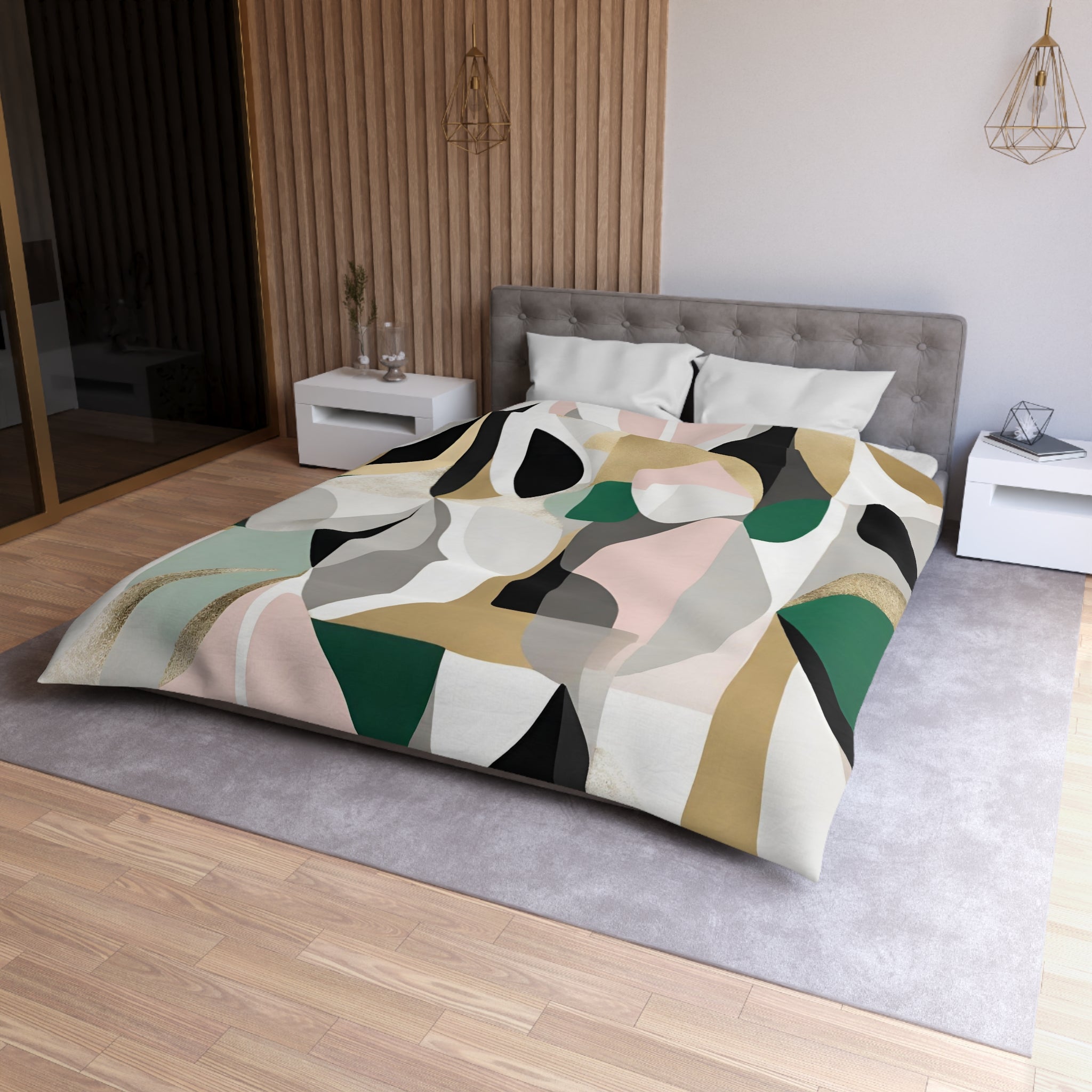 Abstract Duvet, Pillow Cover Set | Colorful Bedroom Set