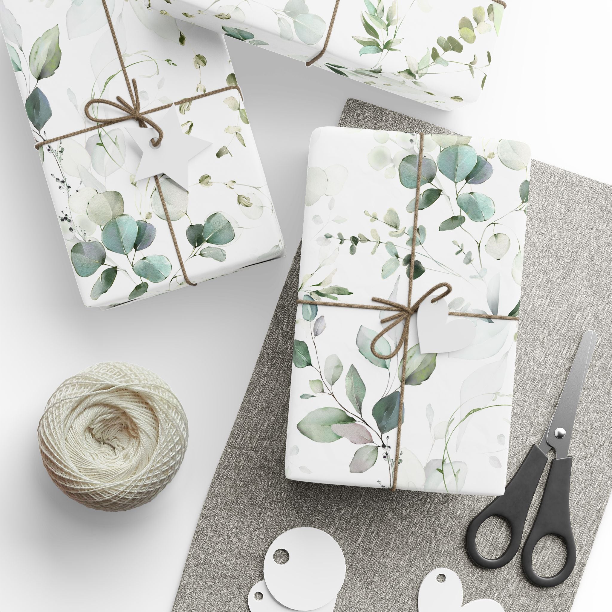 Floral Wrapping Paper | Eucalyptus Leaves