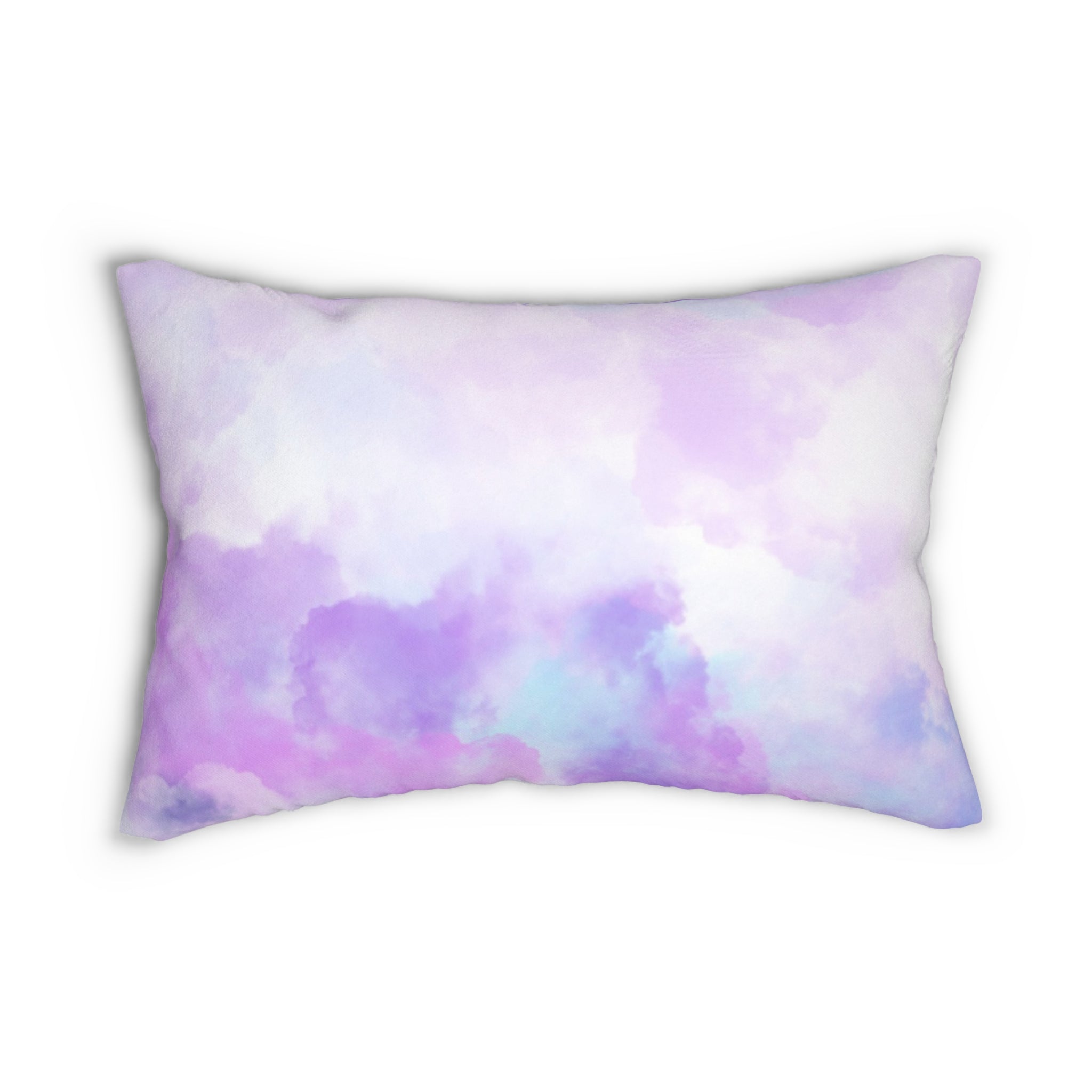 Lavender Ombre Lumbar Pillow | Lilac Violet White