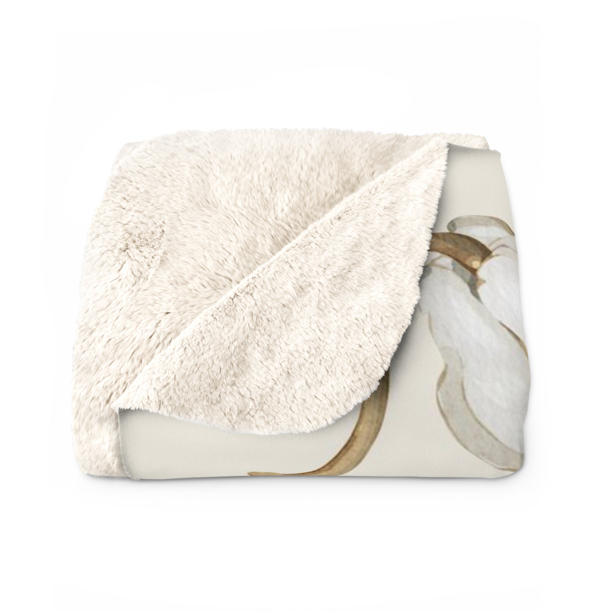 Cozy Comfy, Blanket | Orchids Blush Beige Pink Ivory