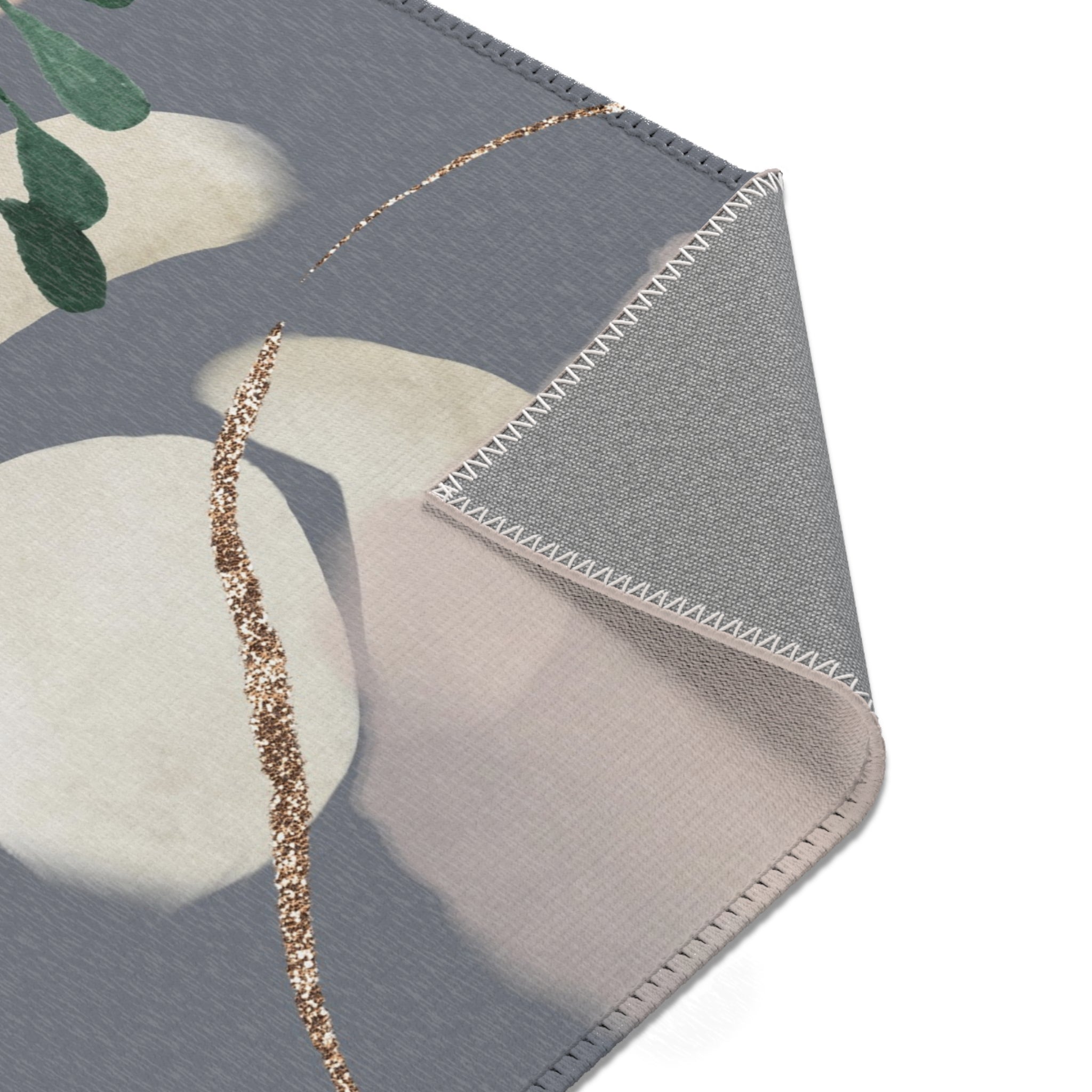 Abstract Area Rug | Earthy Grey Beige Watercolor Artsy Rug