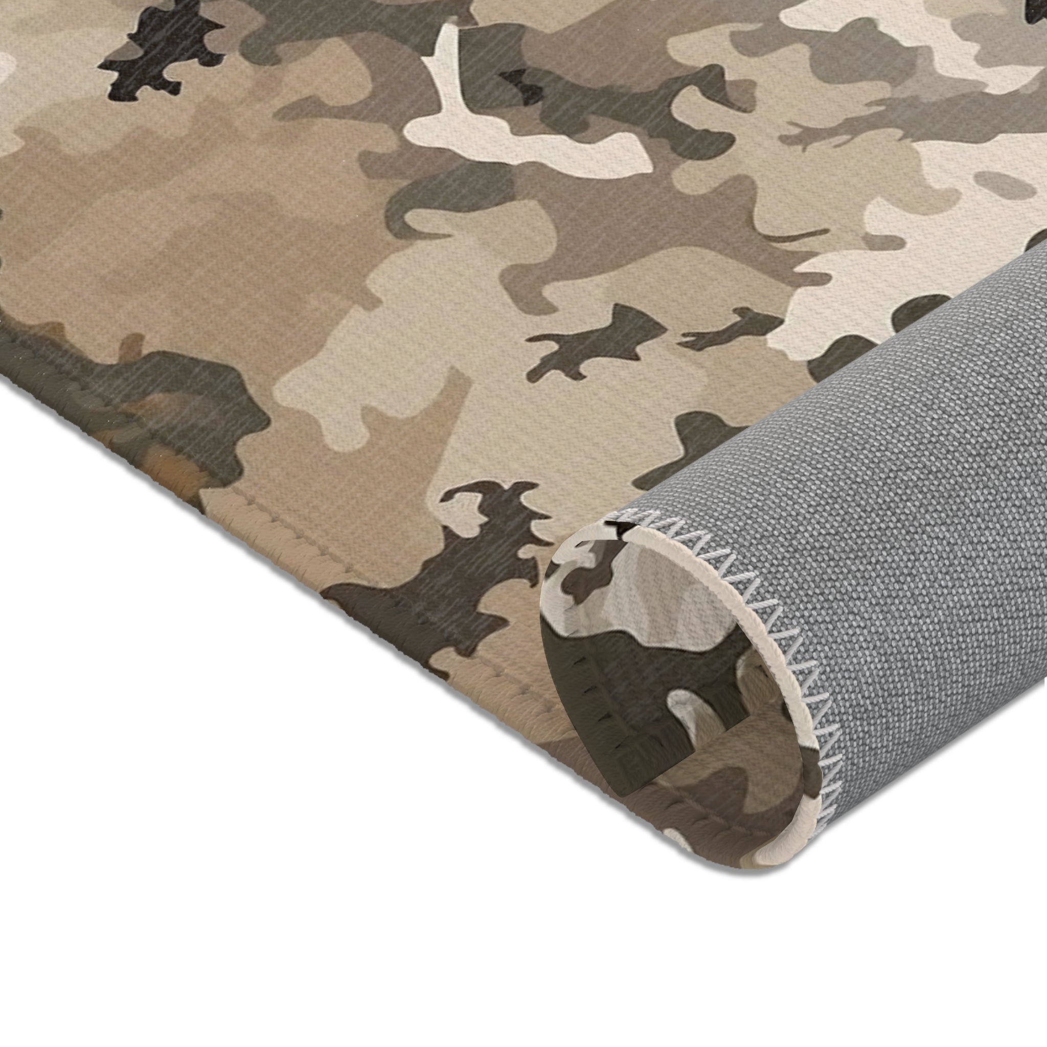 Abstract Area Rug | Beige Brown Cream Watercolor Artsy Rug