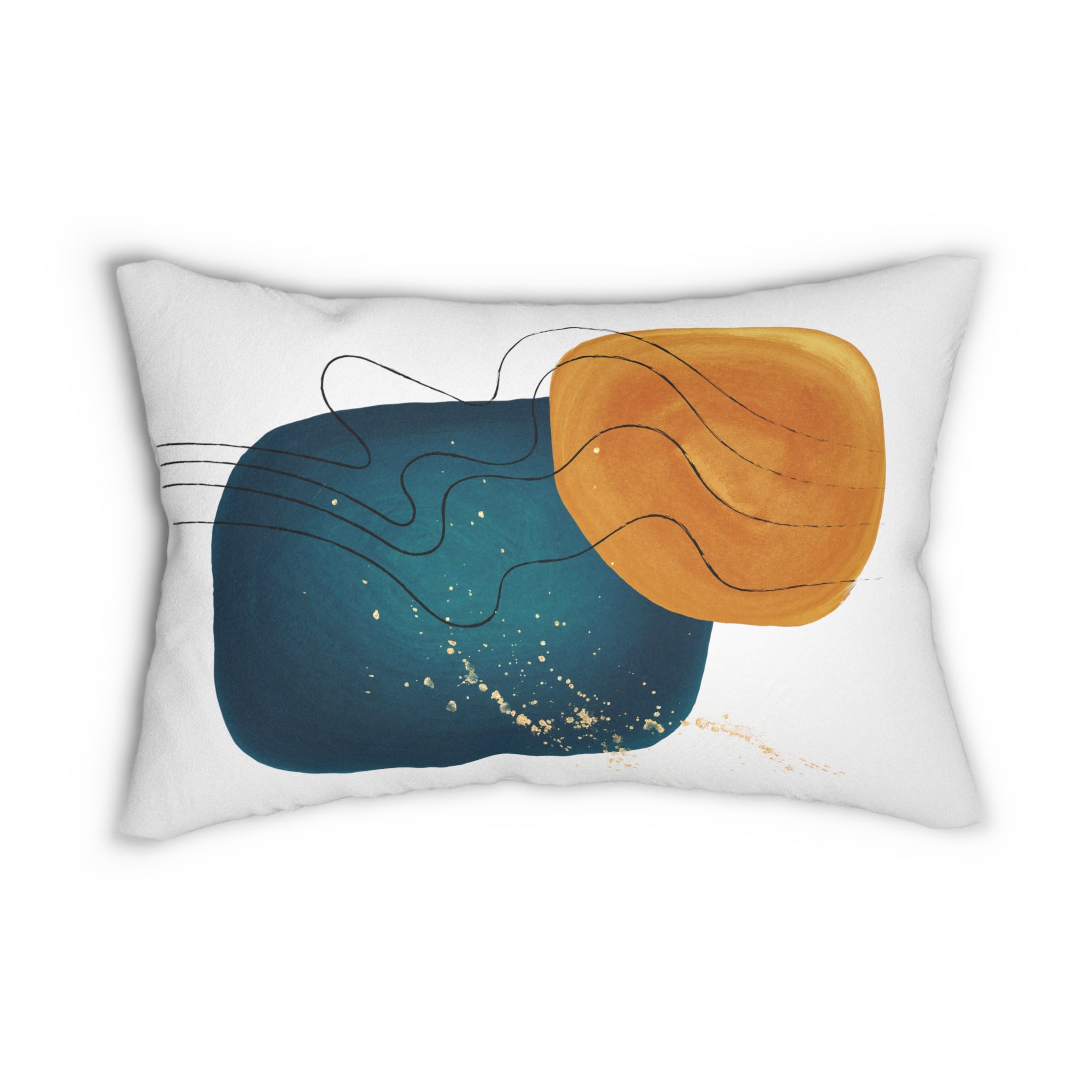 Lumbar rectangle throw pillow