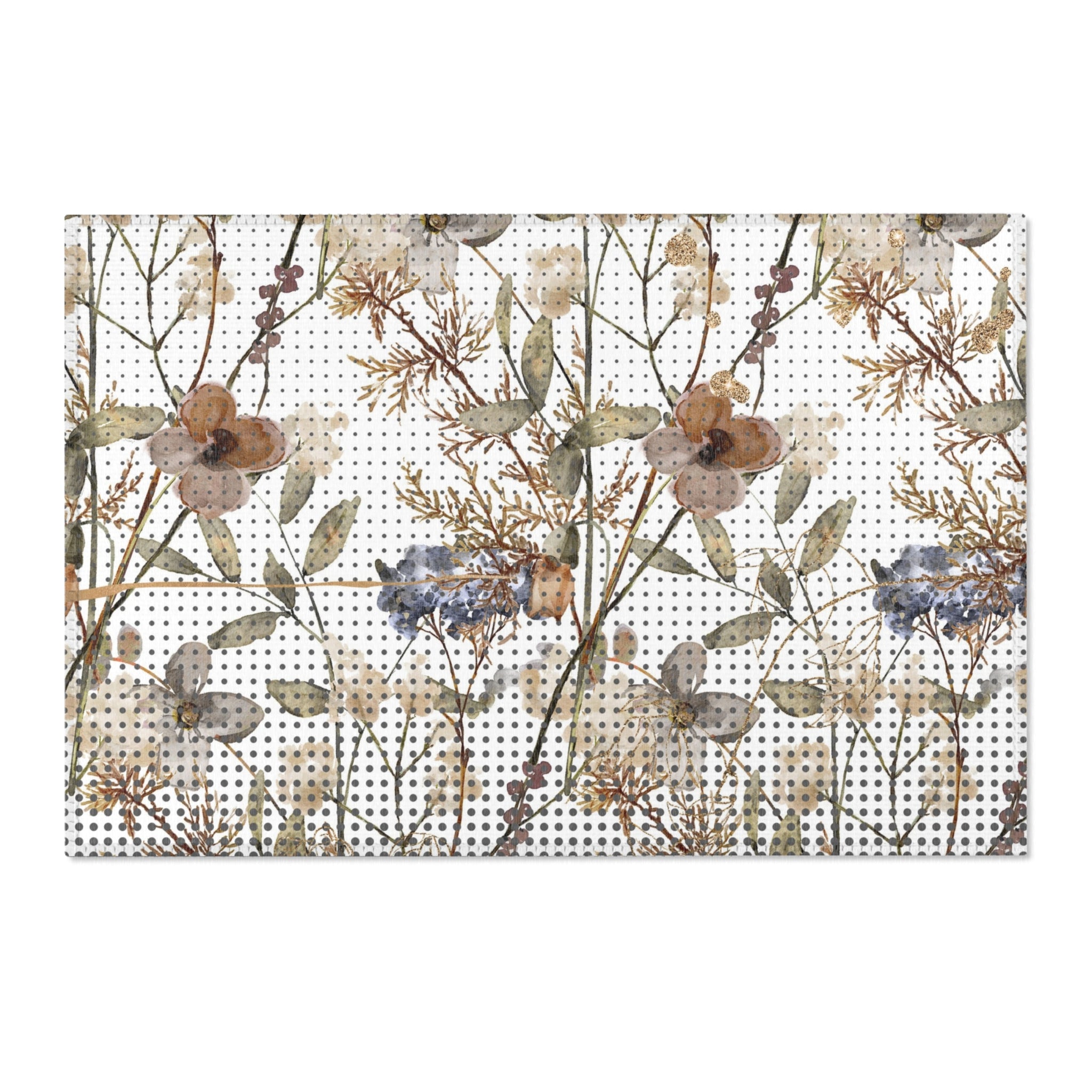 Floral Area Rug | Botanical Neutral Rug