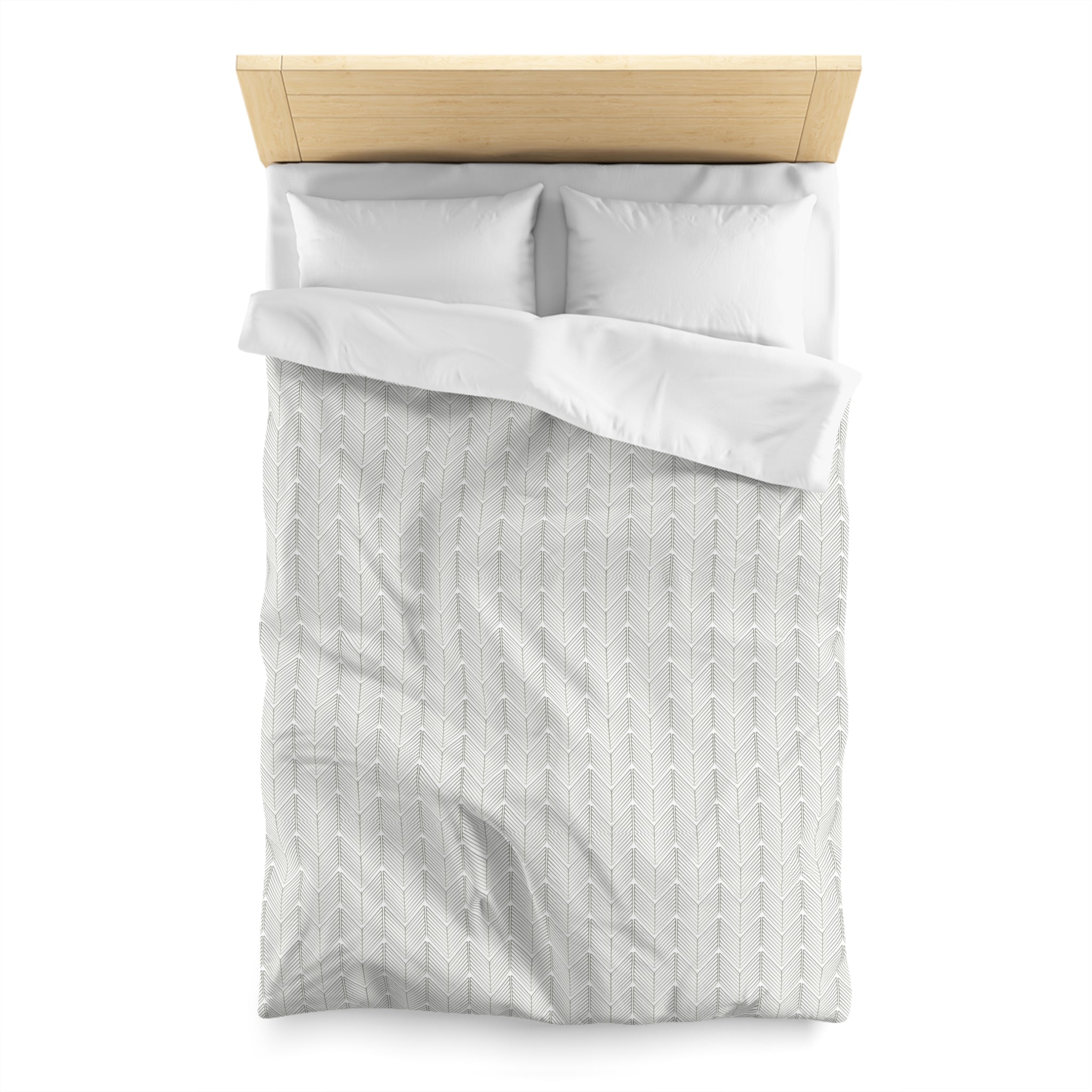 Art Deco Bedding Set | Grey Off White