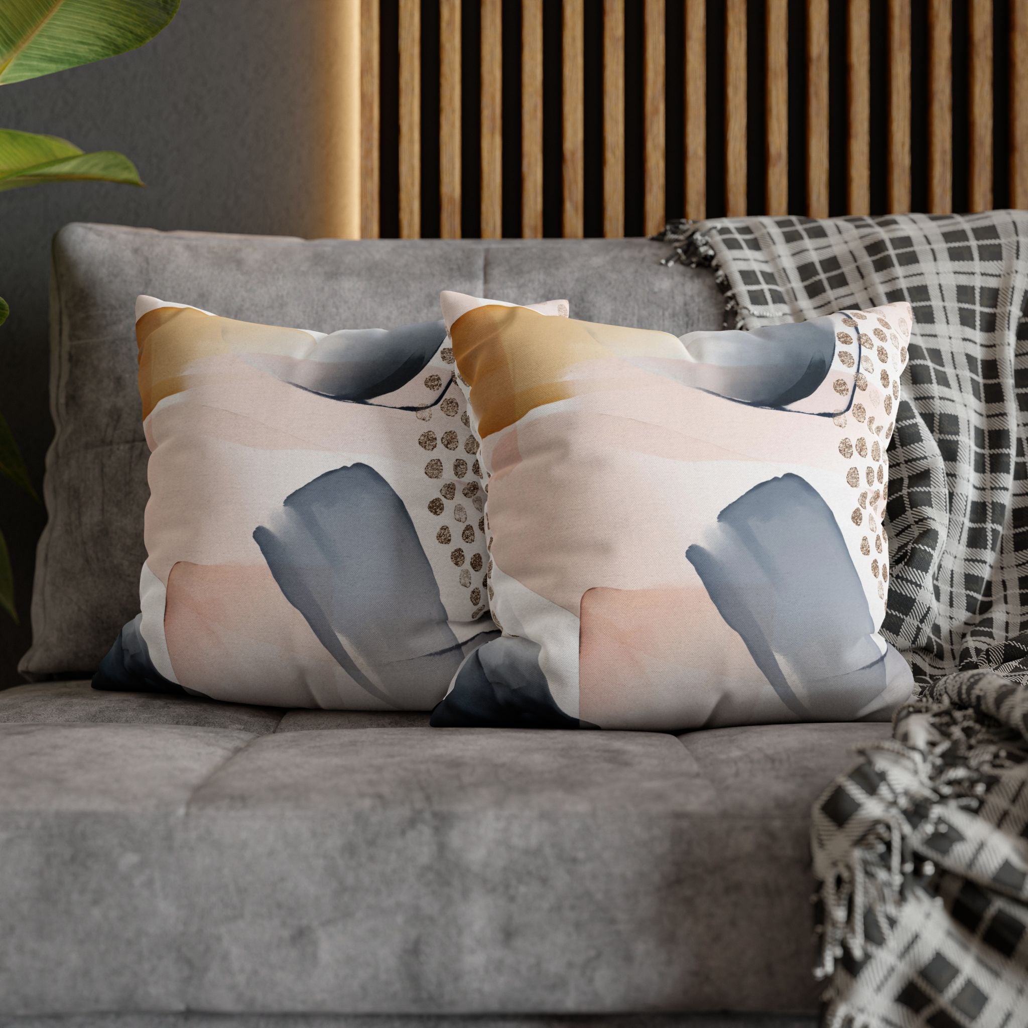 Boho Throw Pillow Cover; Pastel Couch Cushion
