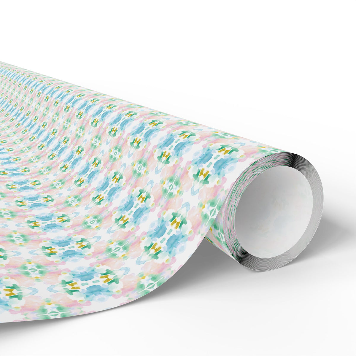 Pastel Pink Blue Mint Watercolor Wrapping Paper, Gift Wrap