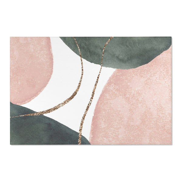 abstract rectangle, large area rug