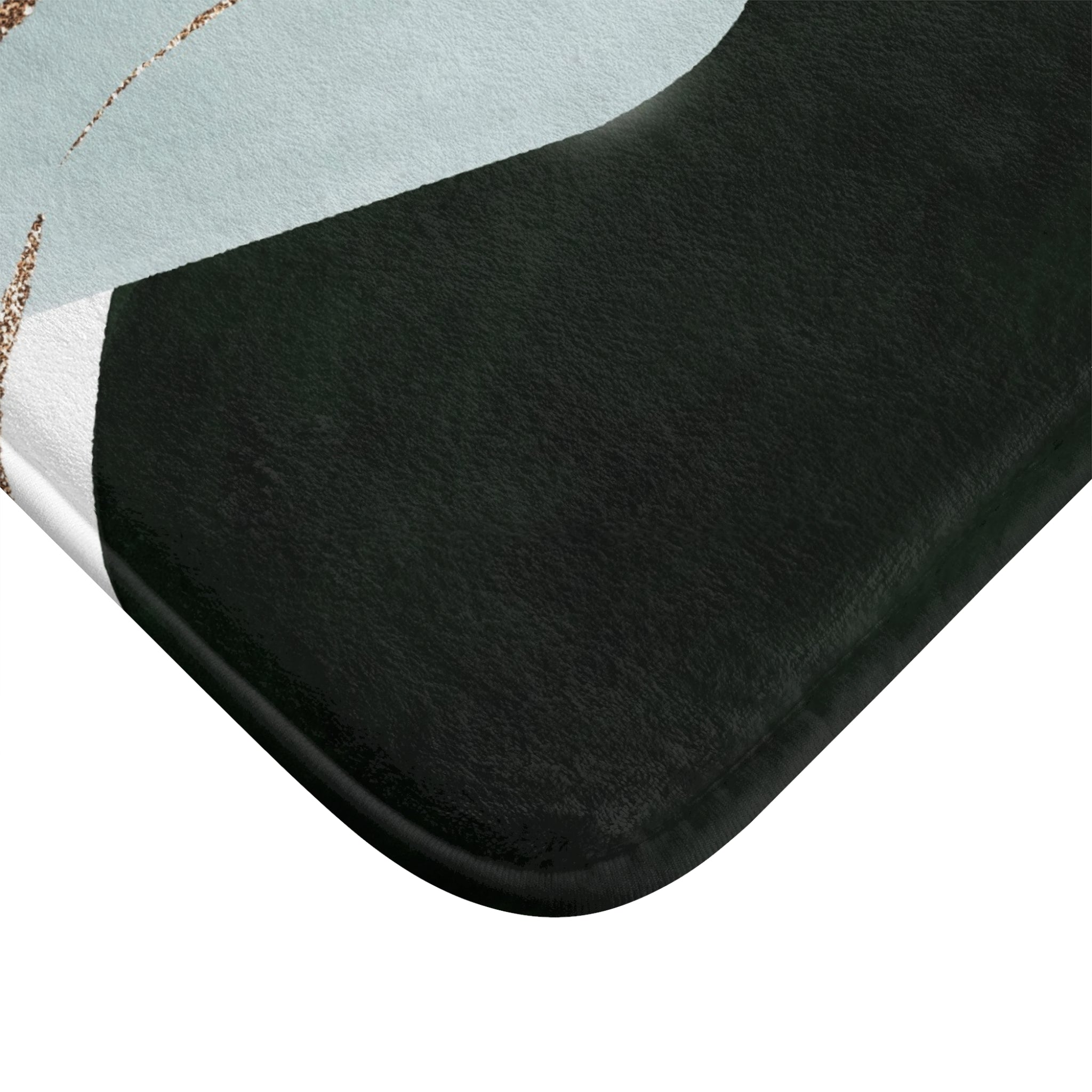 Abstract, Kitchen, Bath Mat | Dark Green, Light Blue