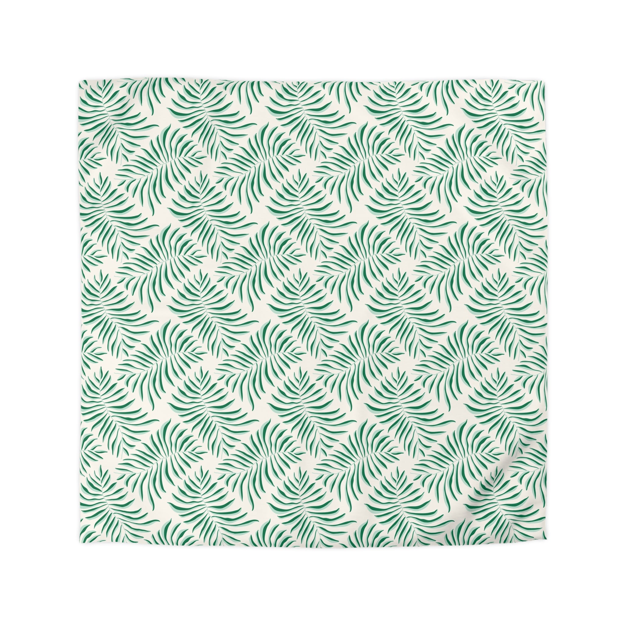 Floral Cotton Duvet, Pillow Cover | Tropical Leaves Bedroom Decor