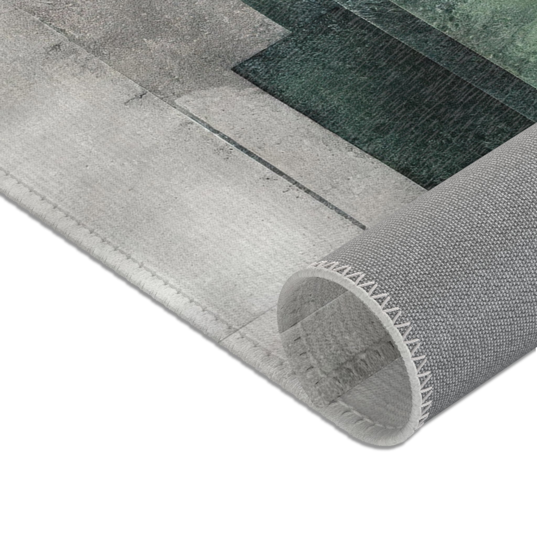 Abstract Ombre Area Rug | Fade Rustic Rug