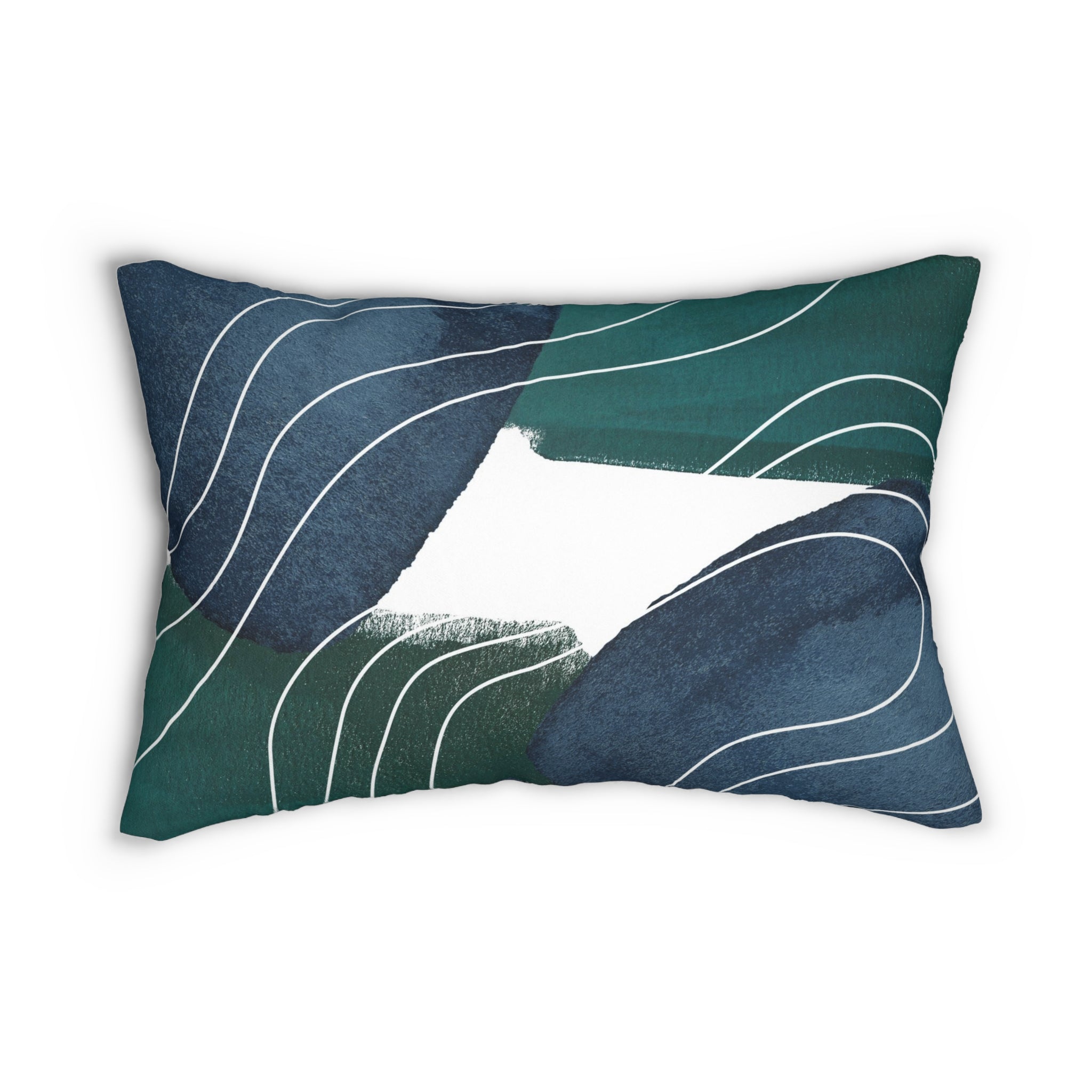 Lumbar rectangle throw pillow