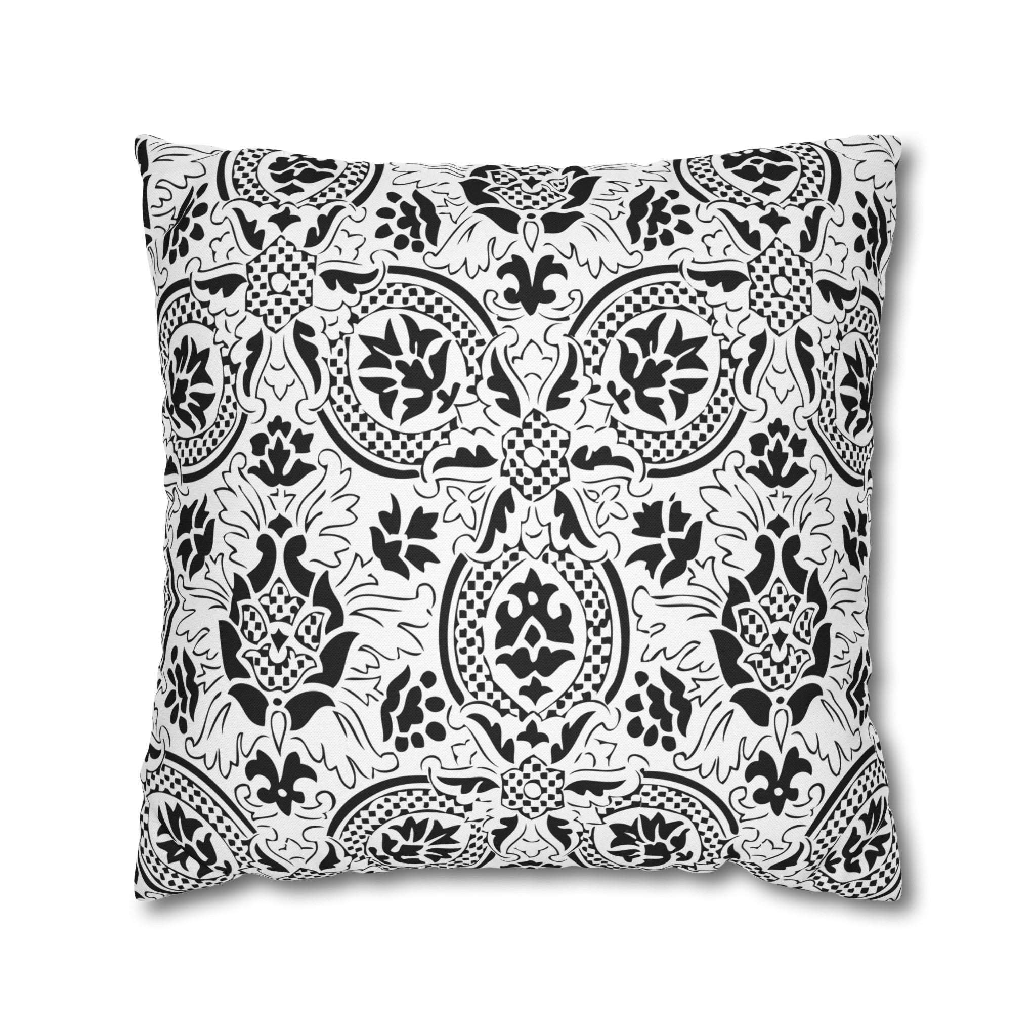 Vintage Pillow Cover | Black White, Art Deco, Nouveau