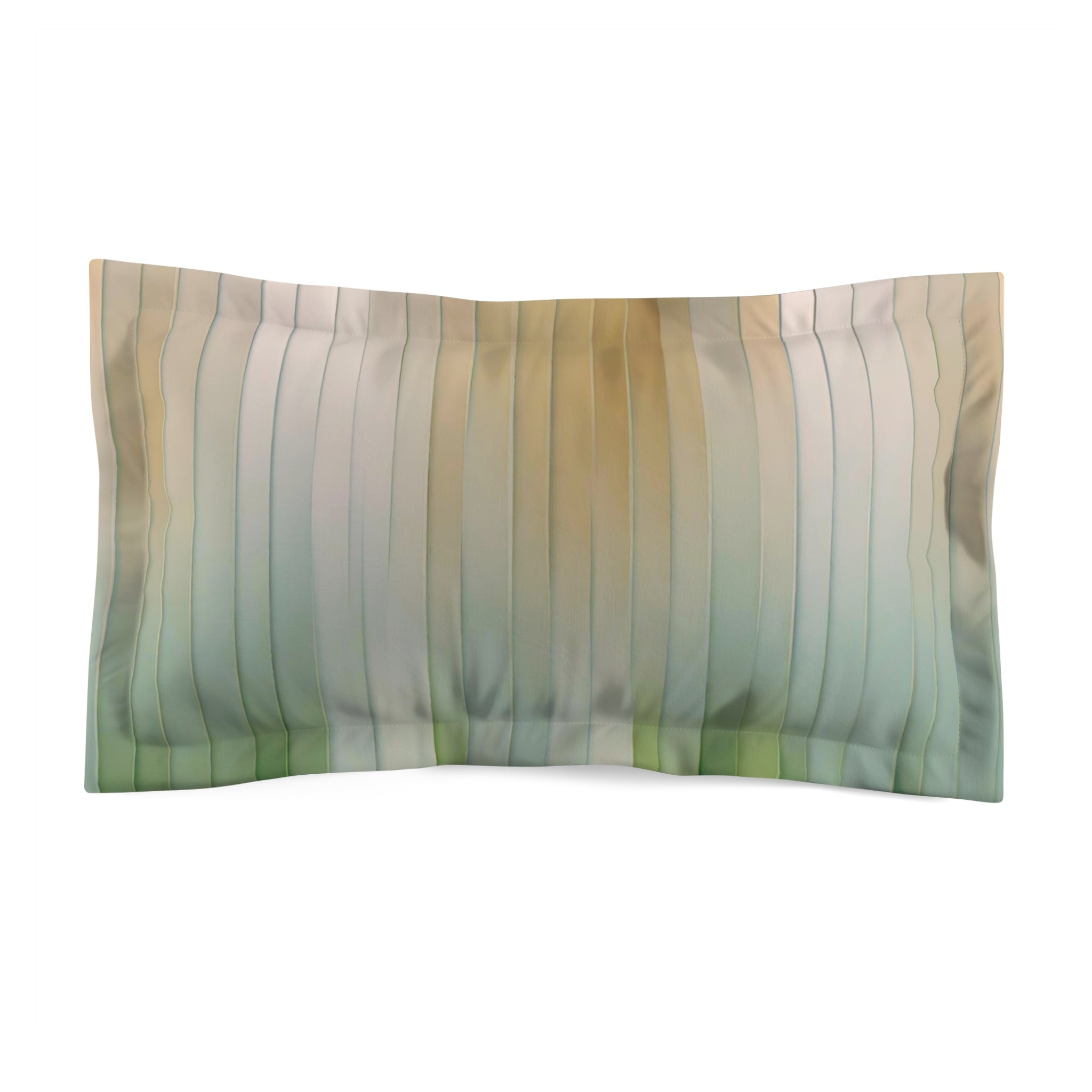 Bedding Pillow Sham | Modern Teal, Green Blush Pink Beige