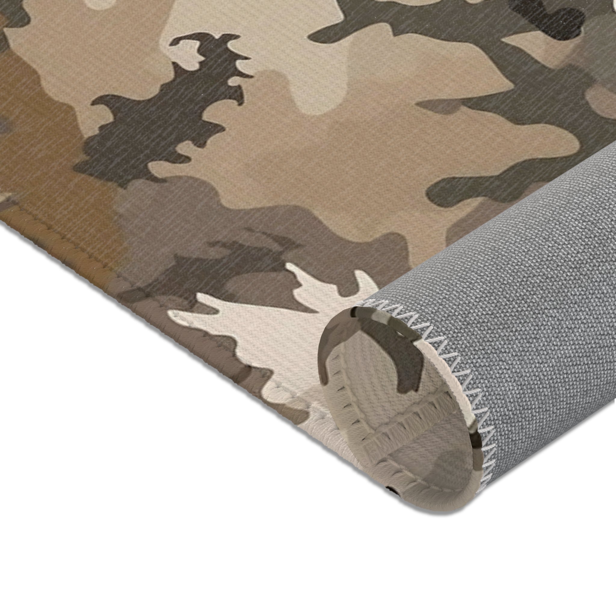 Abstract Area Rug | Beige Brown Cream Watercolor Artsy Rug