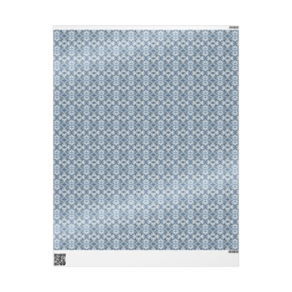 Soft Blue Grey Watercolor Wrapping Paper, Abstract Gift Wrap