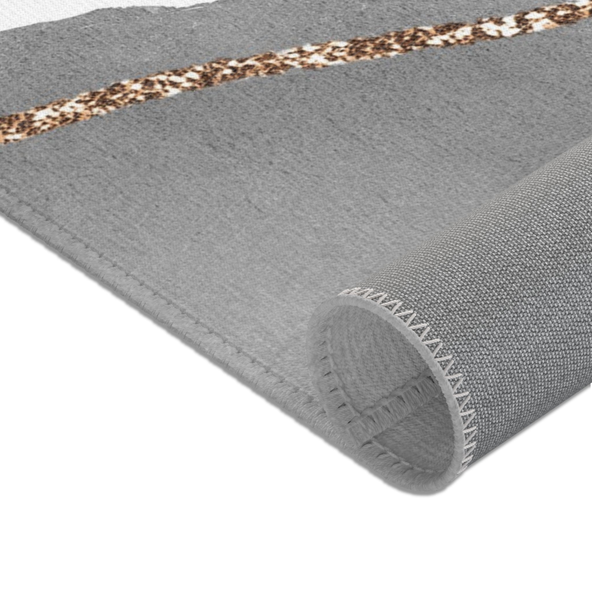 Abstract Area Rug | Grey Green Watercolor Artsy Rug