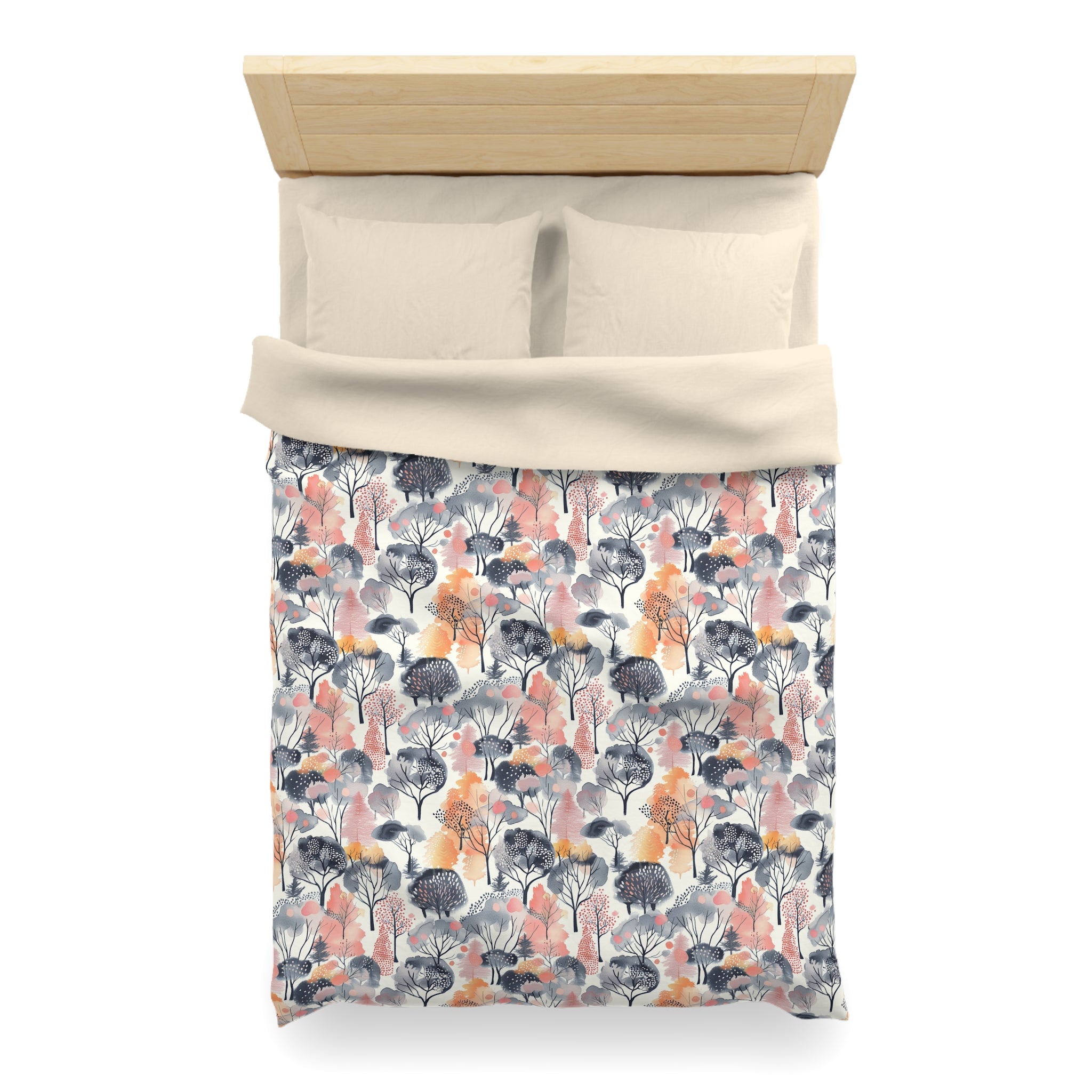 Floral Duvet Cover | Abstract Nature, Trees