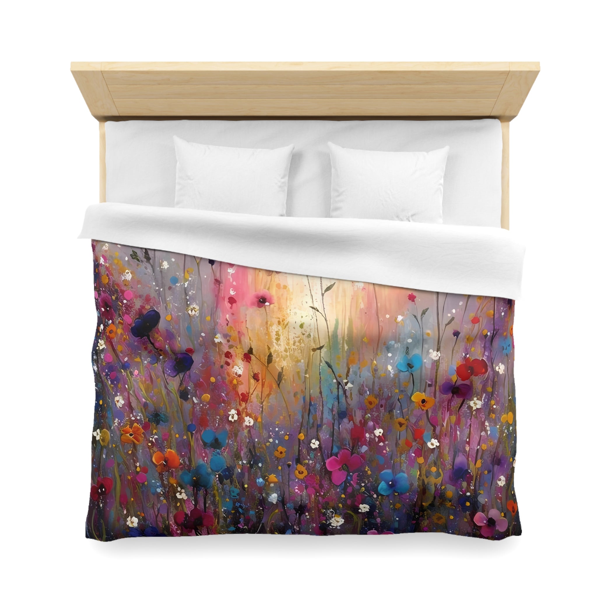 Floral Duvet, Pillow Cover | Wildflowers Bedroom Decor