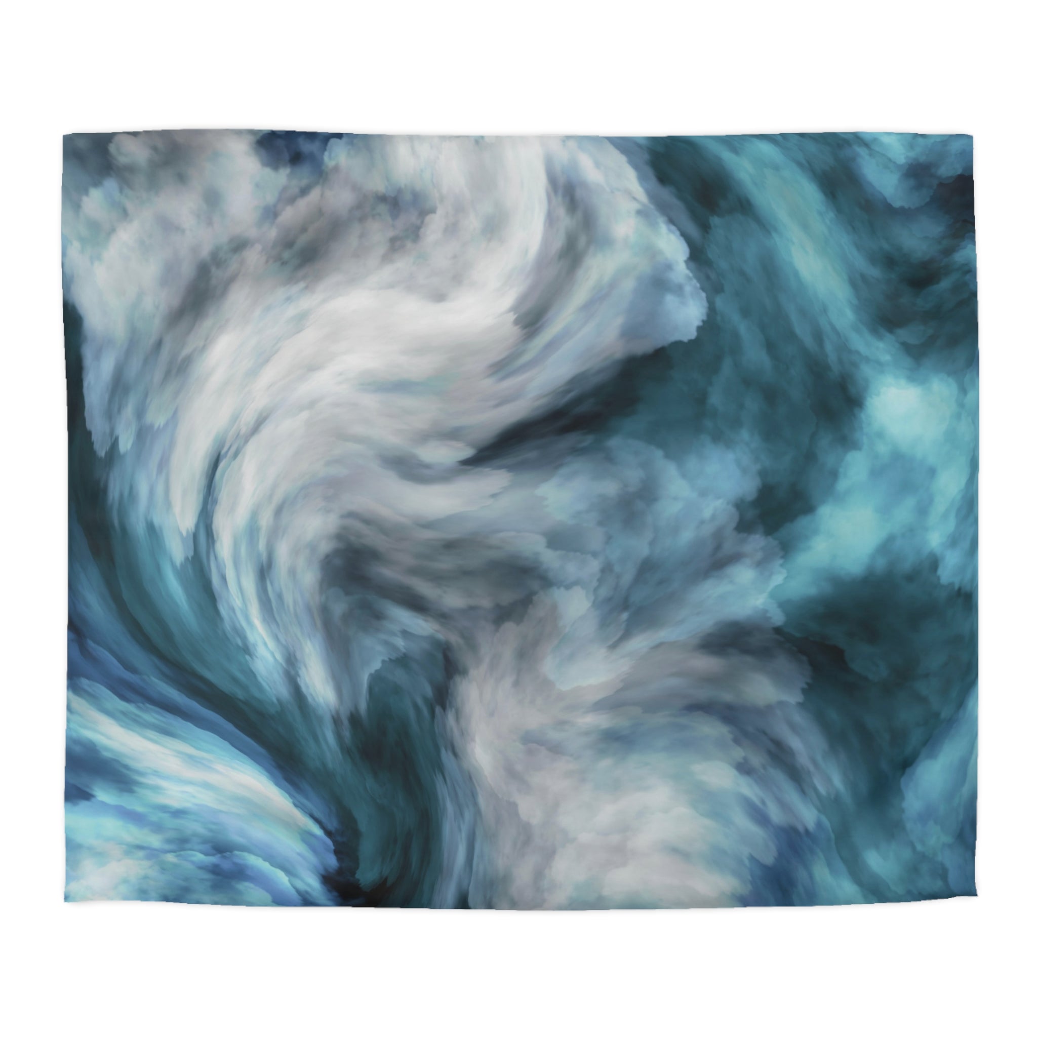Abstract Duvet, Pillow Cover | Blue Grey Bedroom Decor
