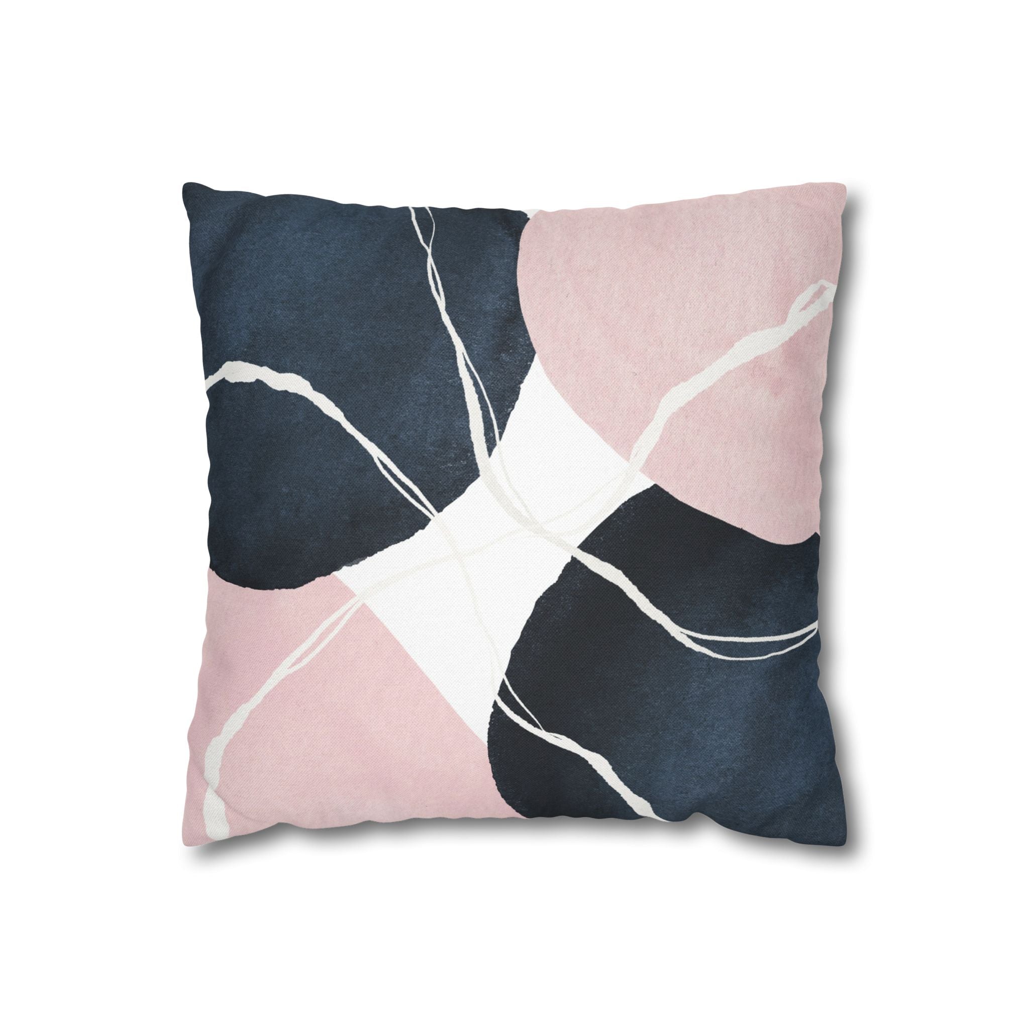 Abstract Throw Pillow Cover, Watercolor Modern Organic Decor Cushion