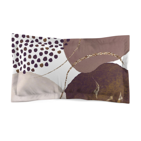 Bedding Pillow Sham | Modern Neutral Brown Blush Bedding Decor
