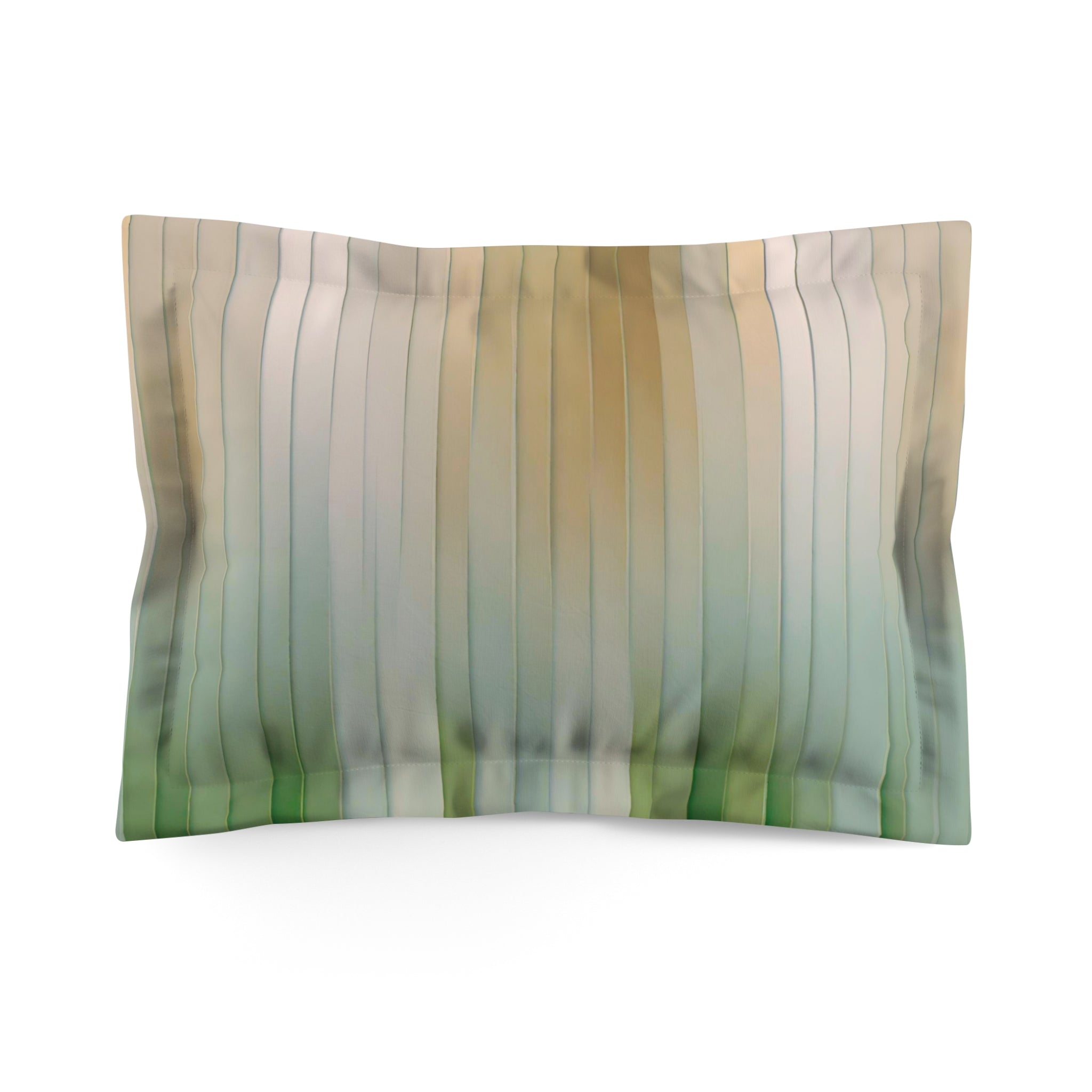 Bedding Pillow Sham | Modern Teal, Green Blush Pink Beige