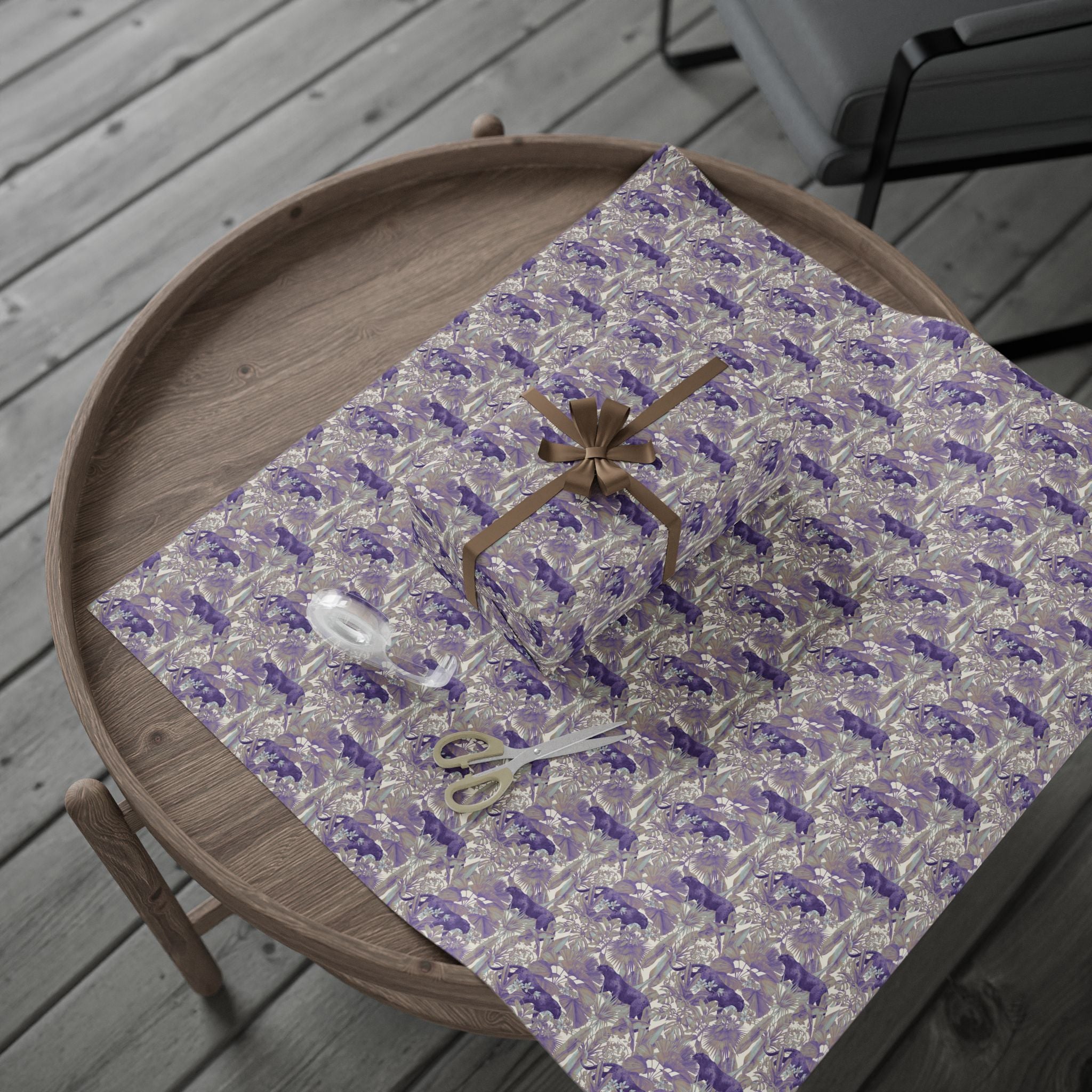 Jungle Wrapping Papers, Jaguar Gift Wrapping for the Holidays, Birthdays