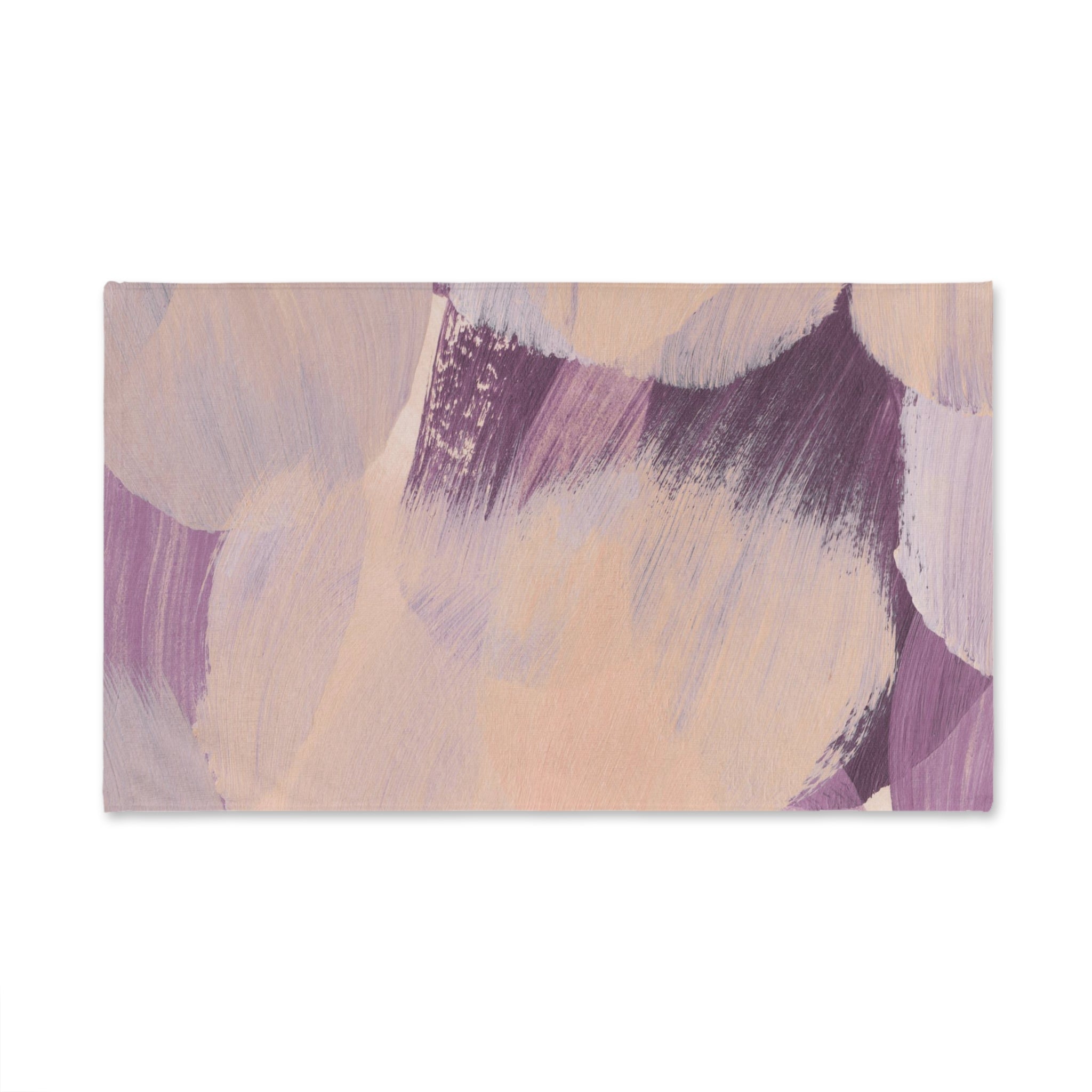 Abstract Kitchen, Bath Hand Towel | Beige Purple Towel