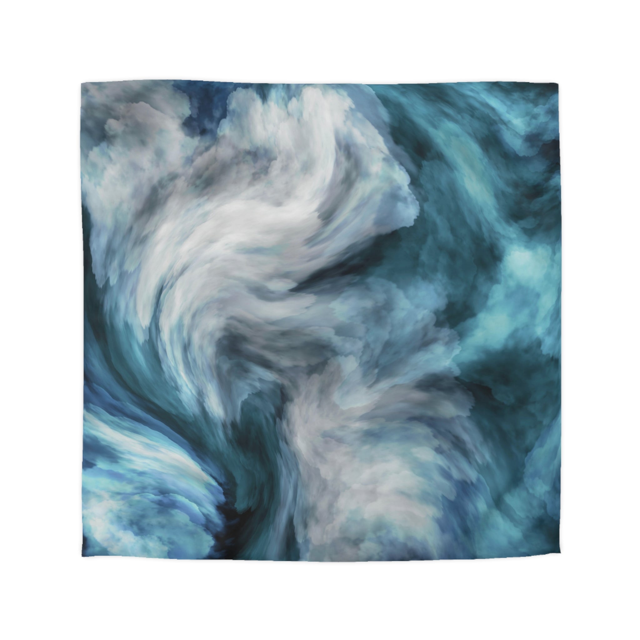 Abstract Duvet, Pillow Cover | Blue Grey Bedroom Decor