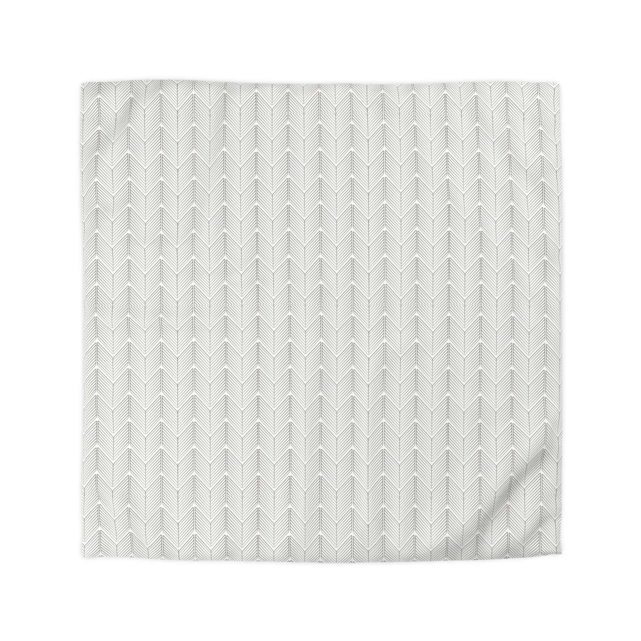 Art Deco Bedding Set | Grey Off White