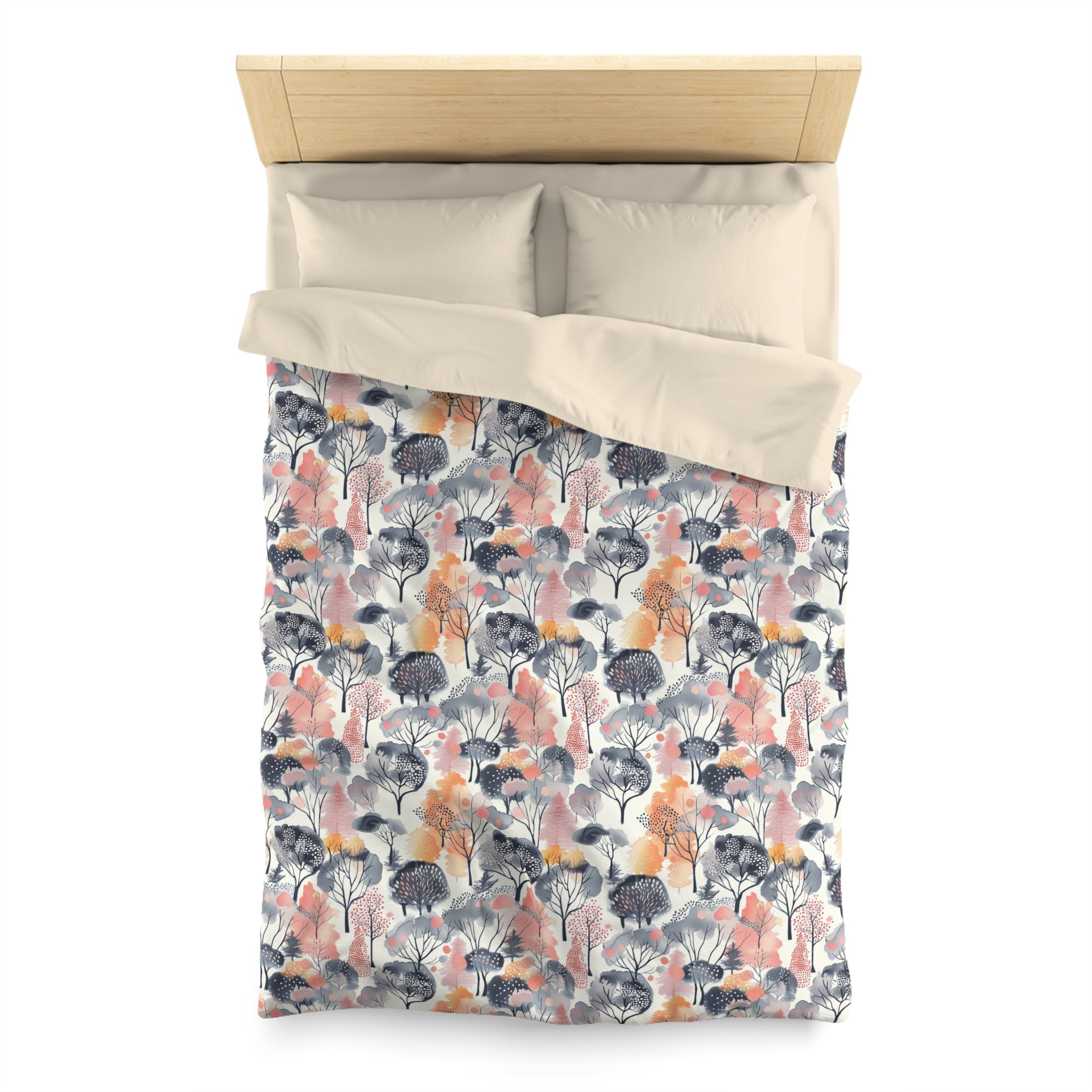 Floral Duvet Cover | Abstract Nature, Trees