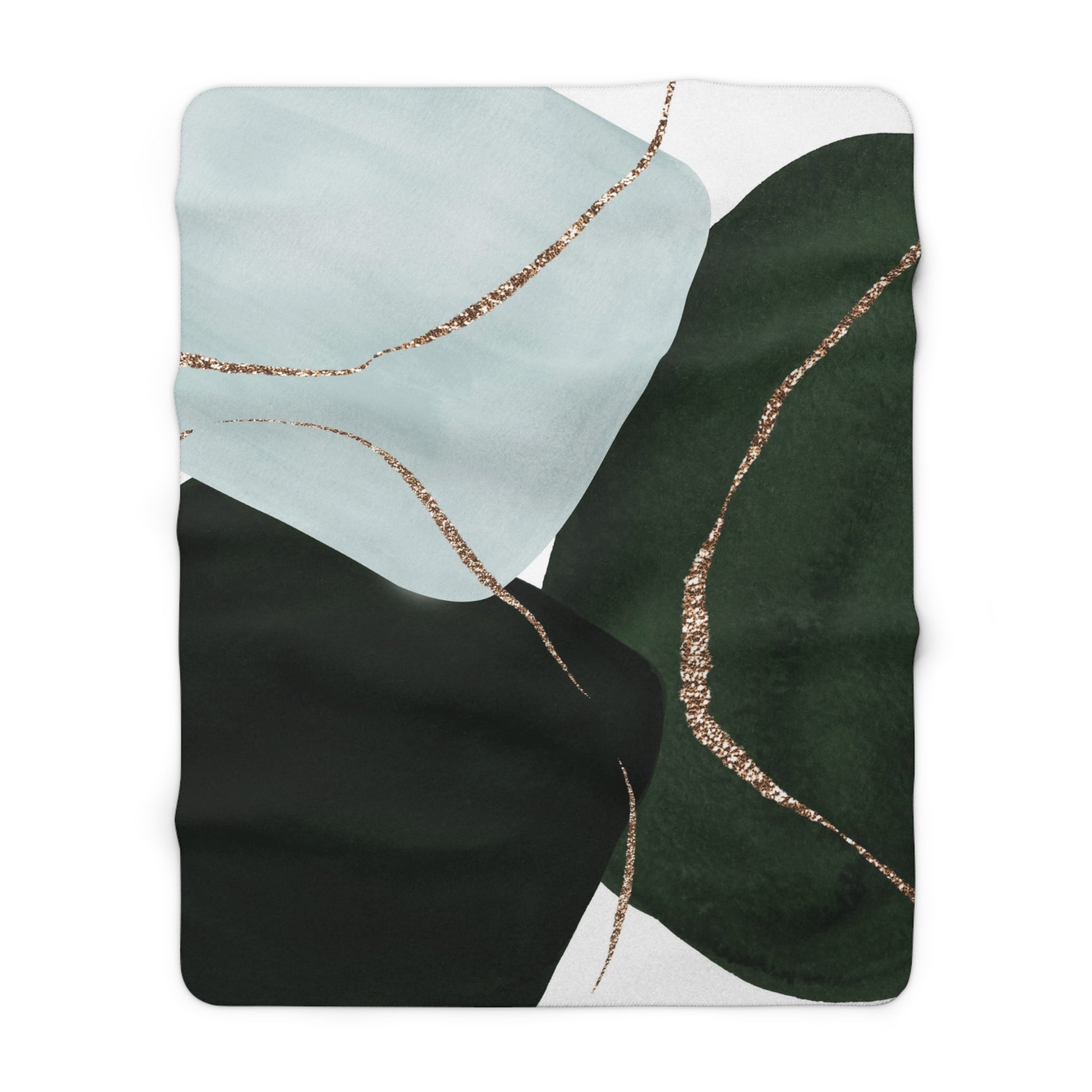 Comfy Blanket | Dark Green, Light Blue