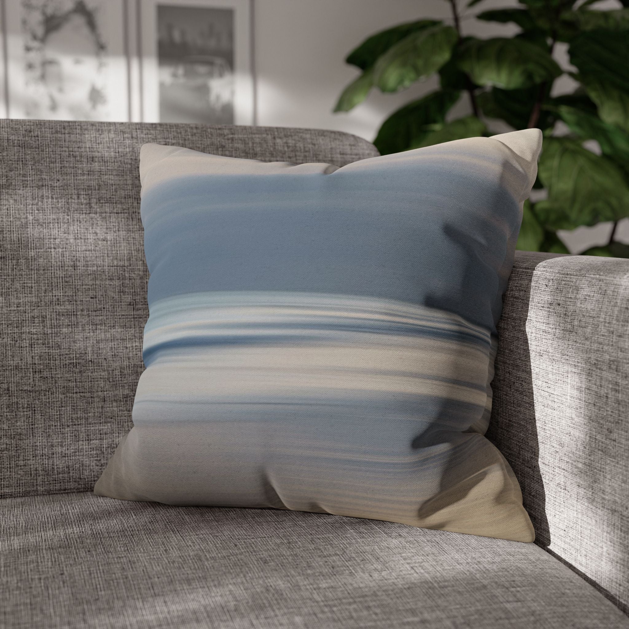 Abstract Throw Pillow Cover, Grandmillenial Botanical Modern Organic Decor Cushion
