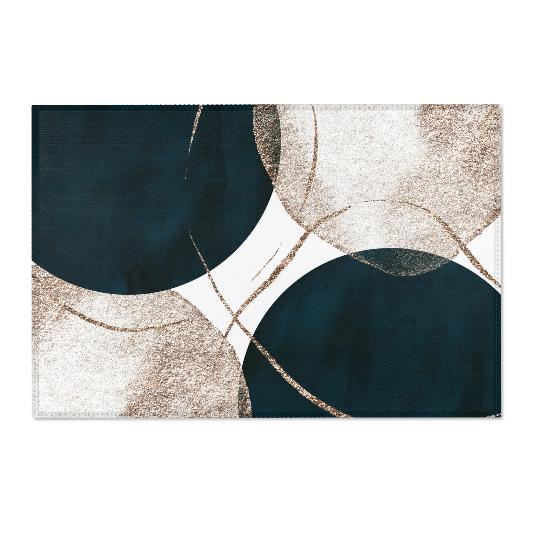 abstract rectangle, large area rug