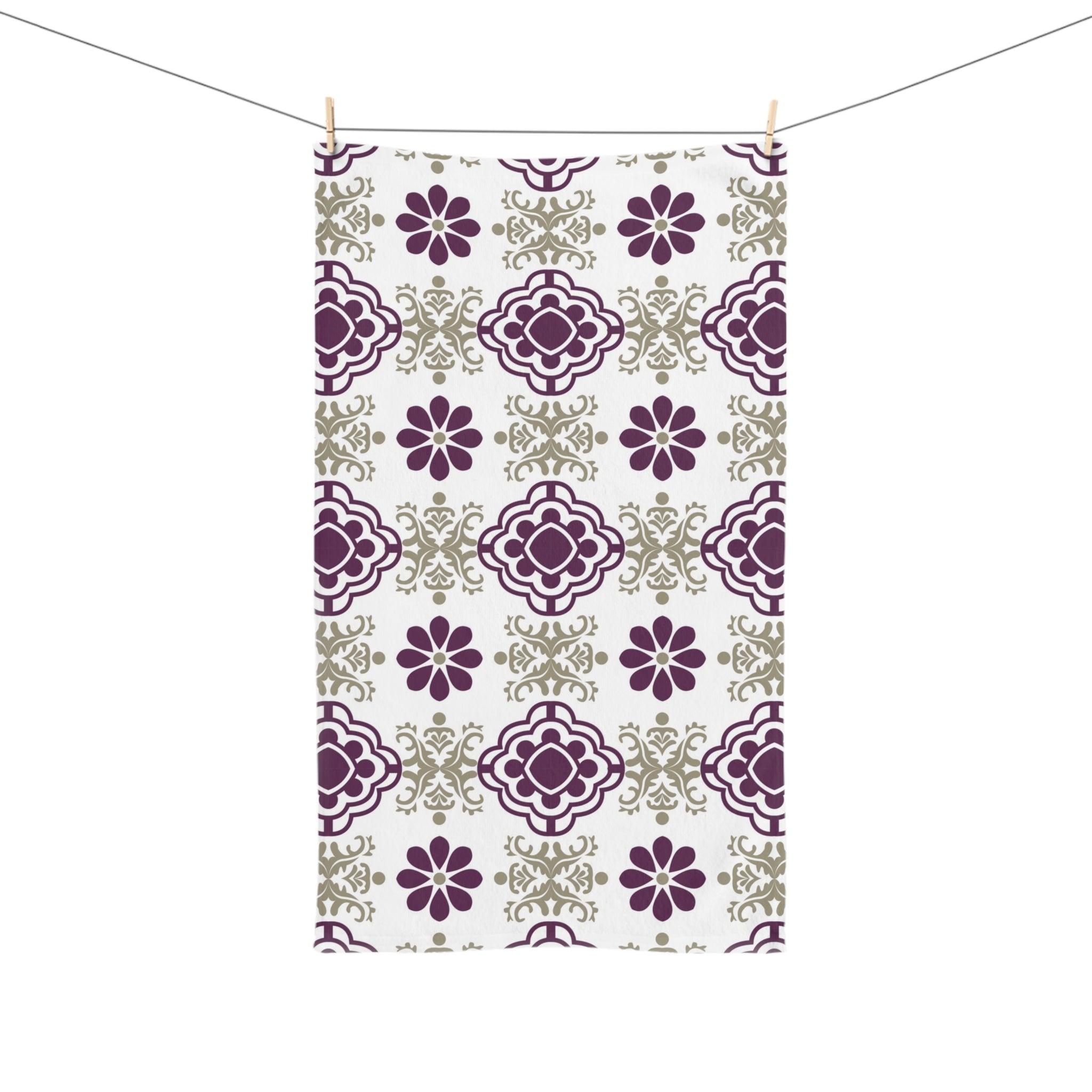 Kitchen, Bath Hand Towel | Retro  floral, art nouveau