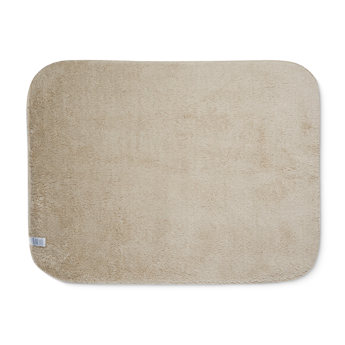 Blush Beige Abstract Petal Sherpa Blanket | Modern Floral Throw