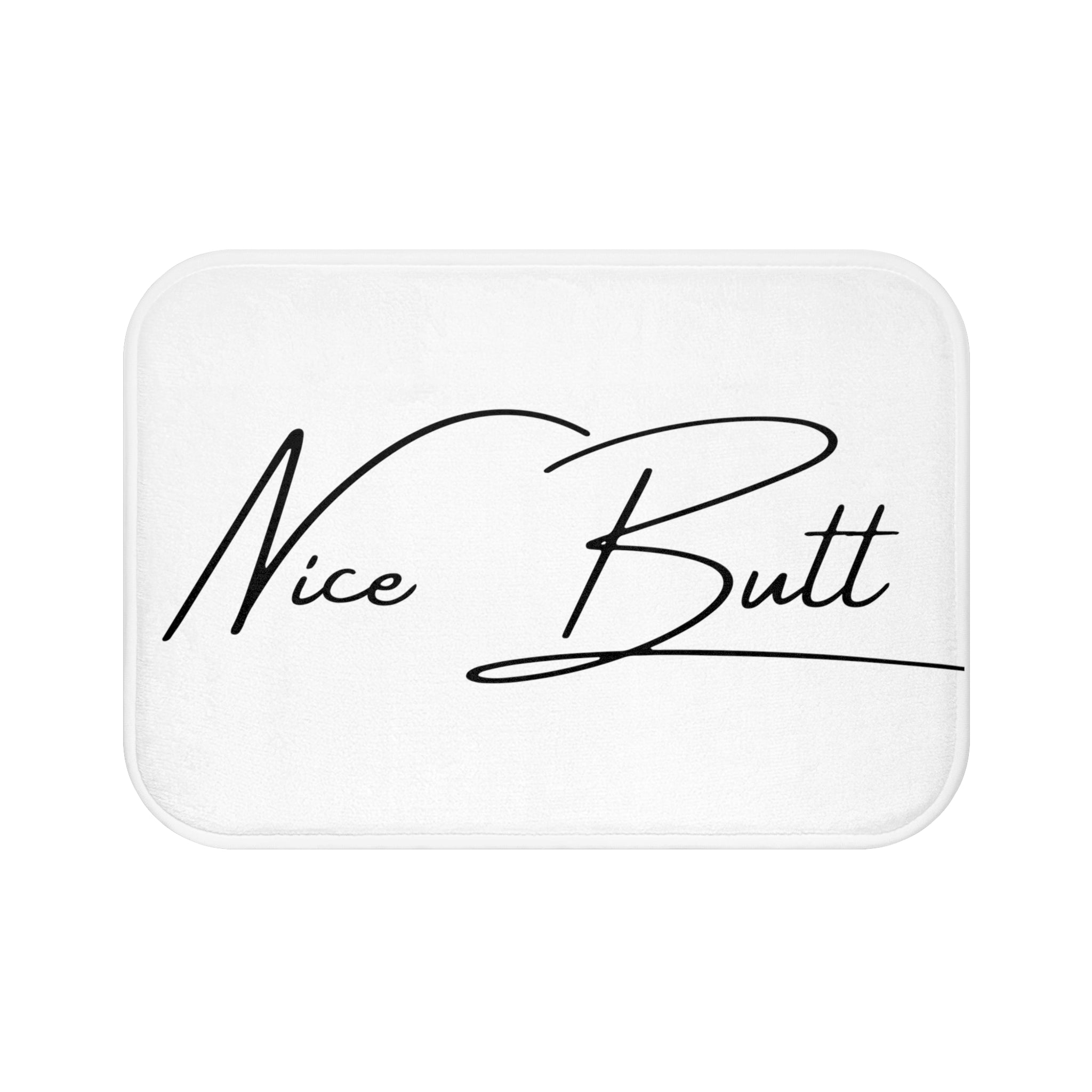 Cute Bath Mat | Nice Butte, Cute White Black Bathroom Rug