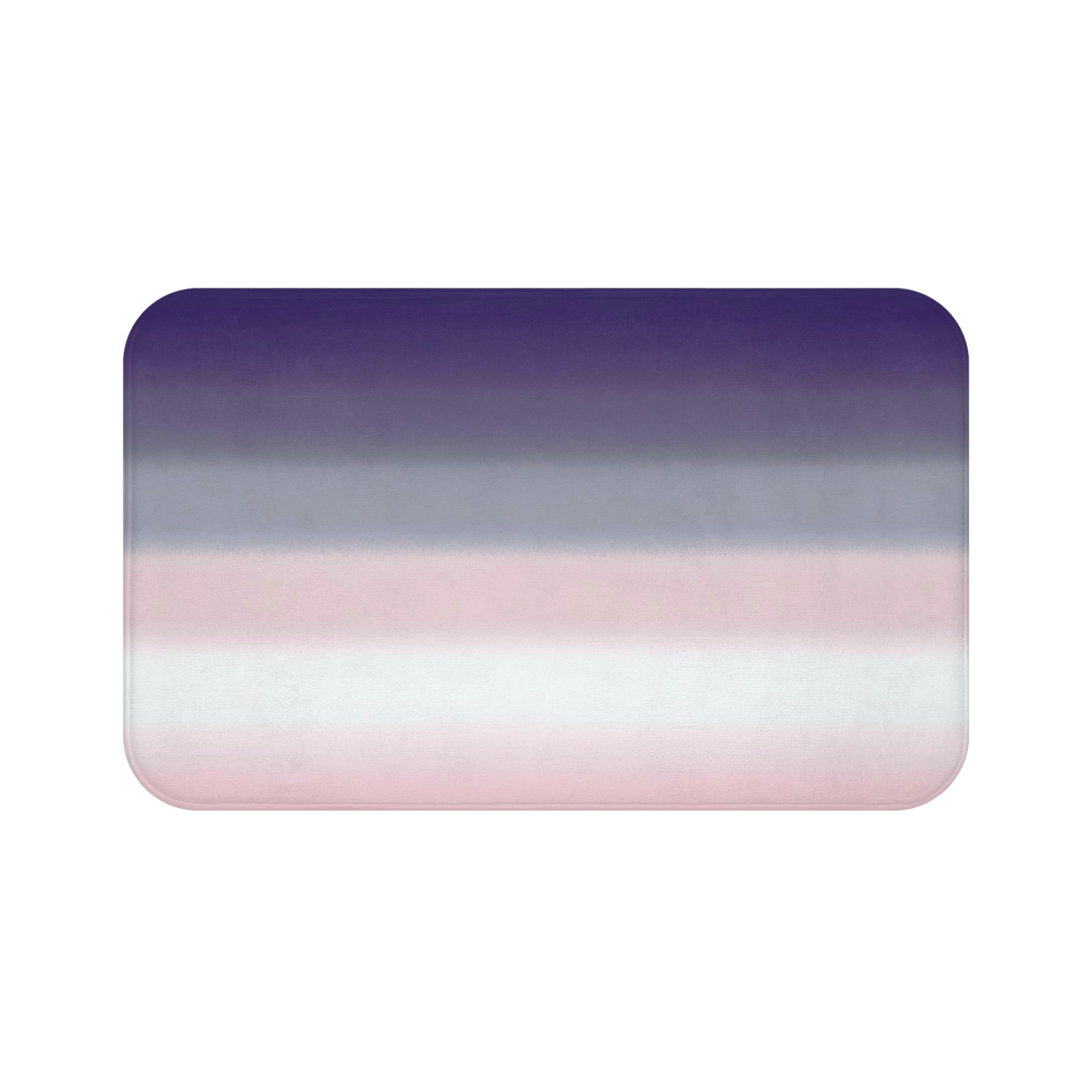 Abstract Bath Mat, Kitchen Mat | Lavender Purple, Blush Pink