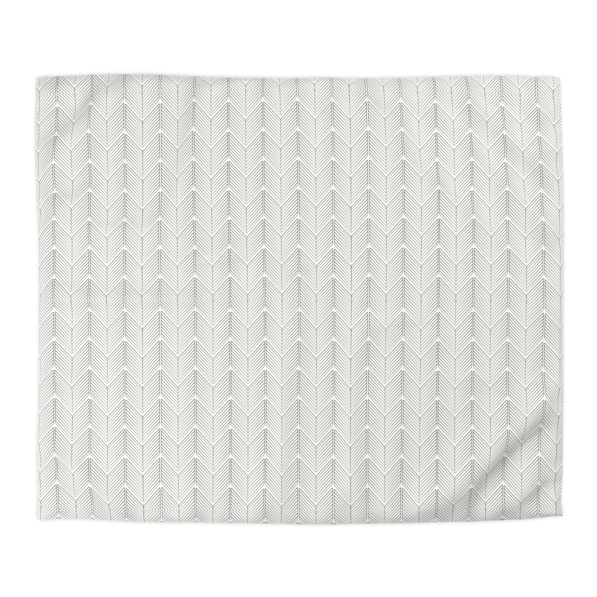 Art Deco Bedding Set | Grey Off White