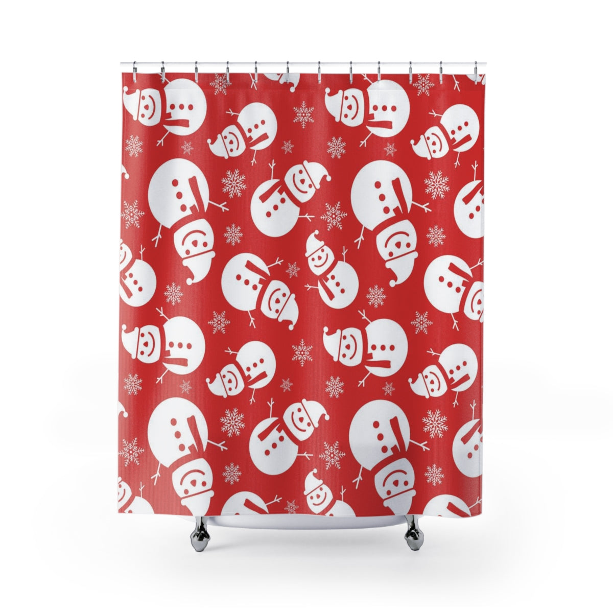 modern boho fabric shower curtain