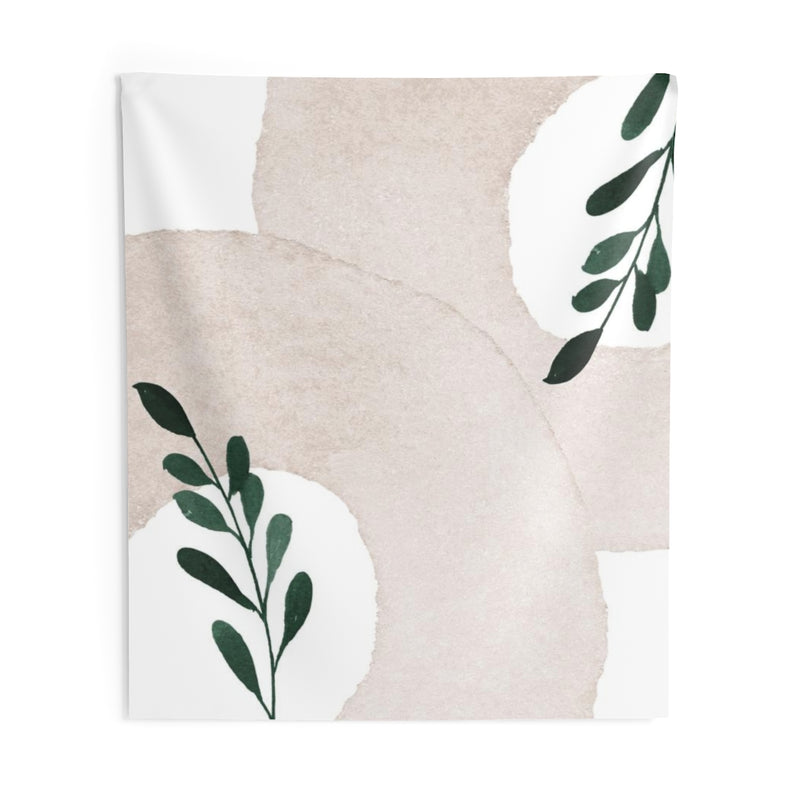 Floral Tapestry | White Beige Green