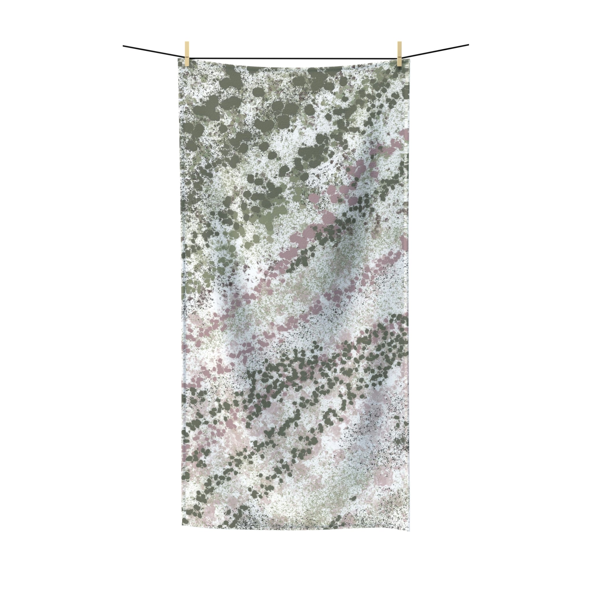 Cool Abstract Green Bath Towel