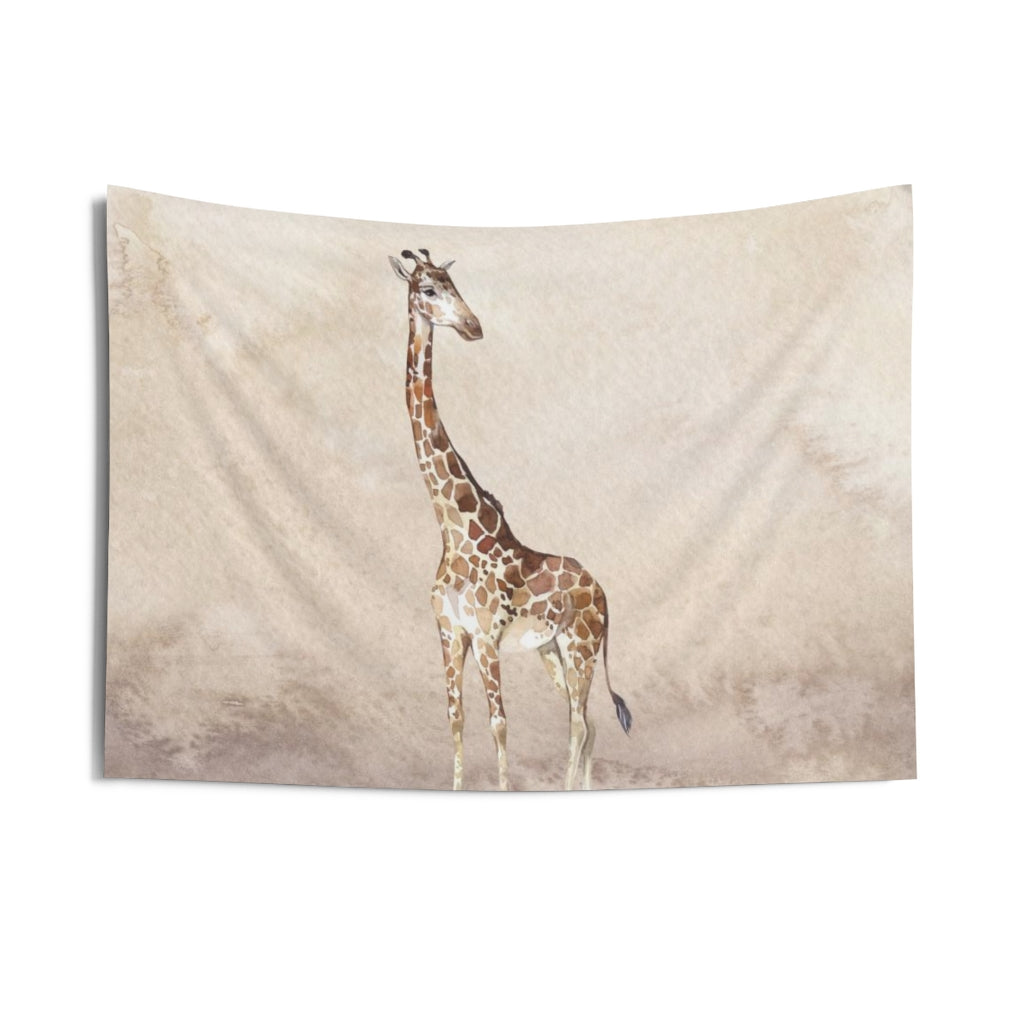 Southwestern Tapestry | Beige Giraffe Safari